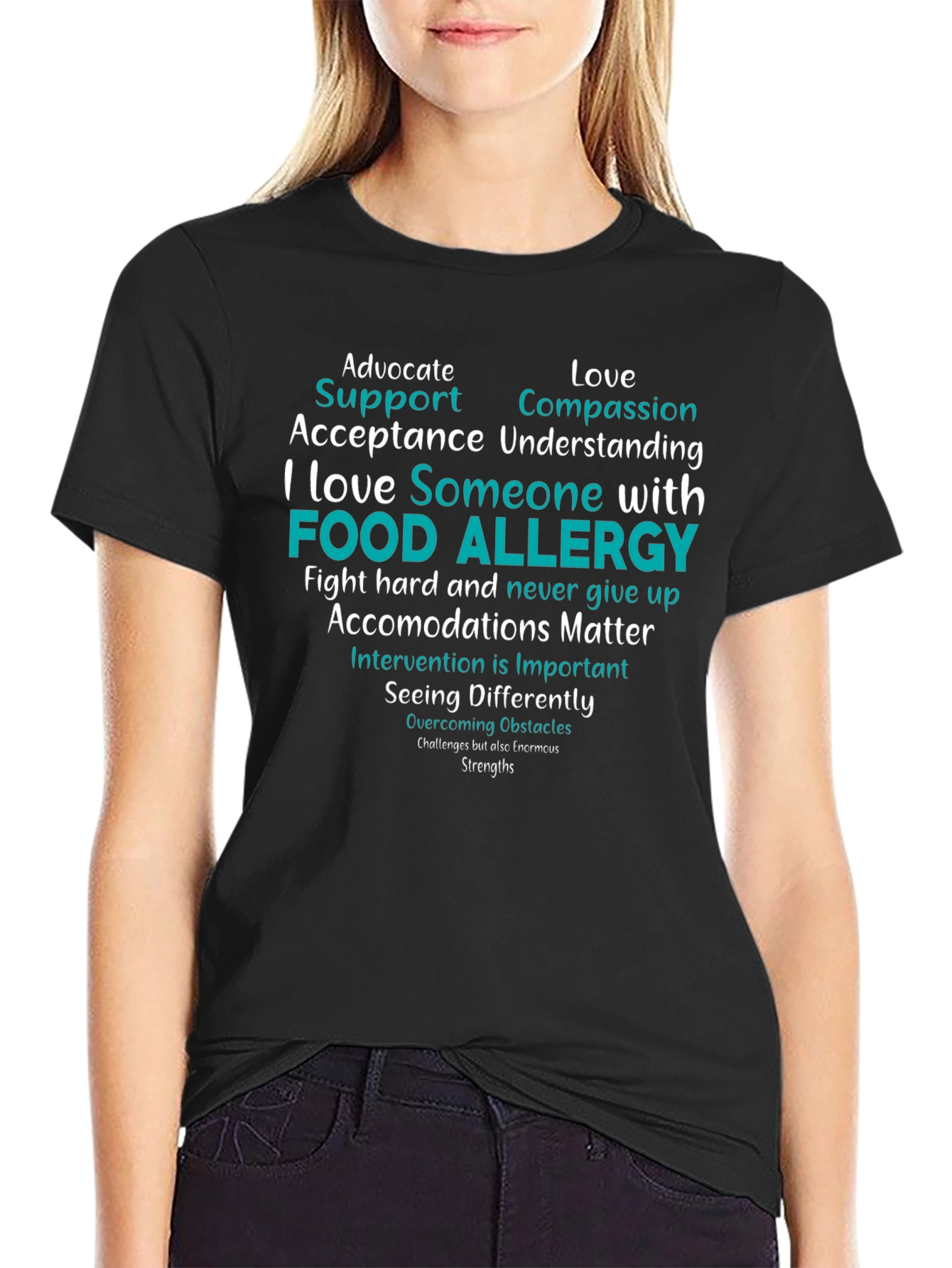 Food Allergy Awareness T-Shirt - Advocate Love & Support