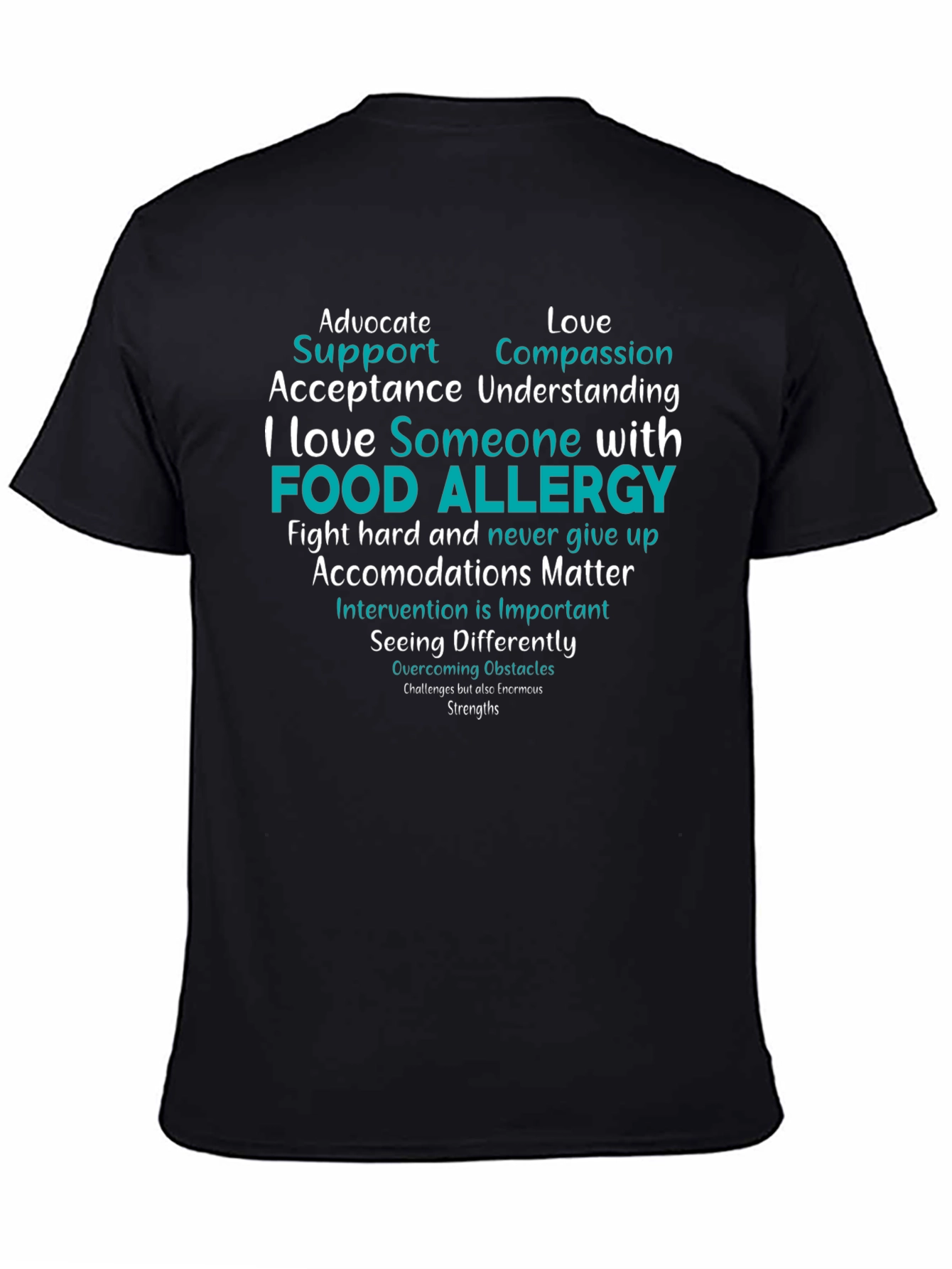 Food Allergy Awareness T-Shirt - Advocate Love & Support