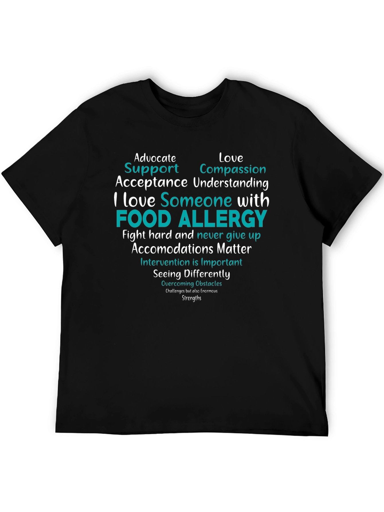 Food Allergy Awareness T-Shirt - Advocate Love & Support