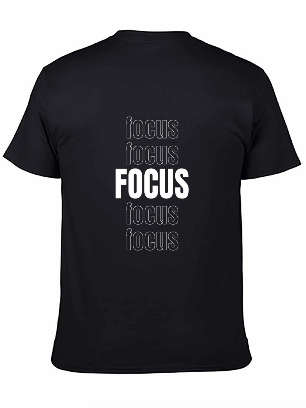 Focus Graphic Tee - Stylish Motivation T-Shirt
