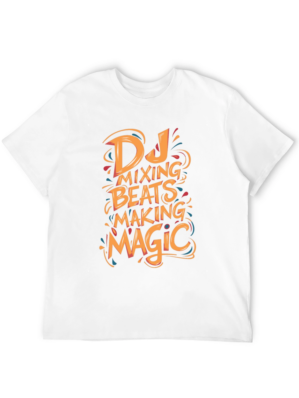 DJ Mixing Beats Making Magic Graphic T-Shirt