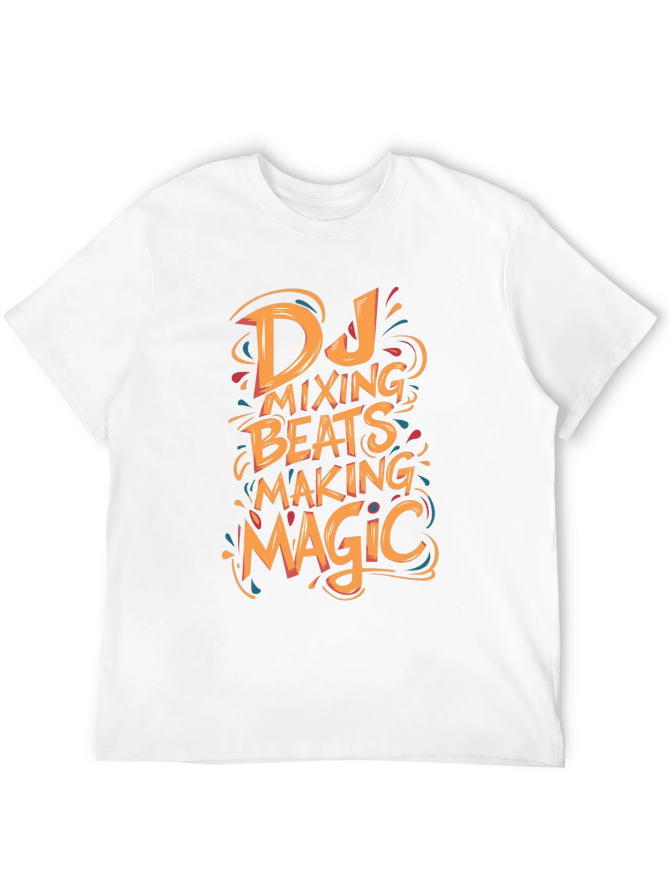 DJ Mixing Beats Making Magic Graphic T-Shirt