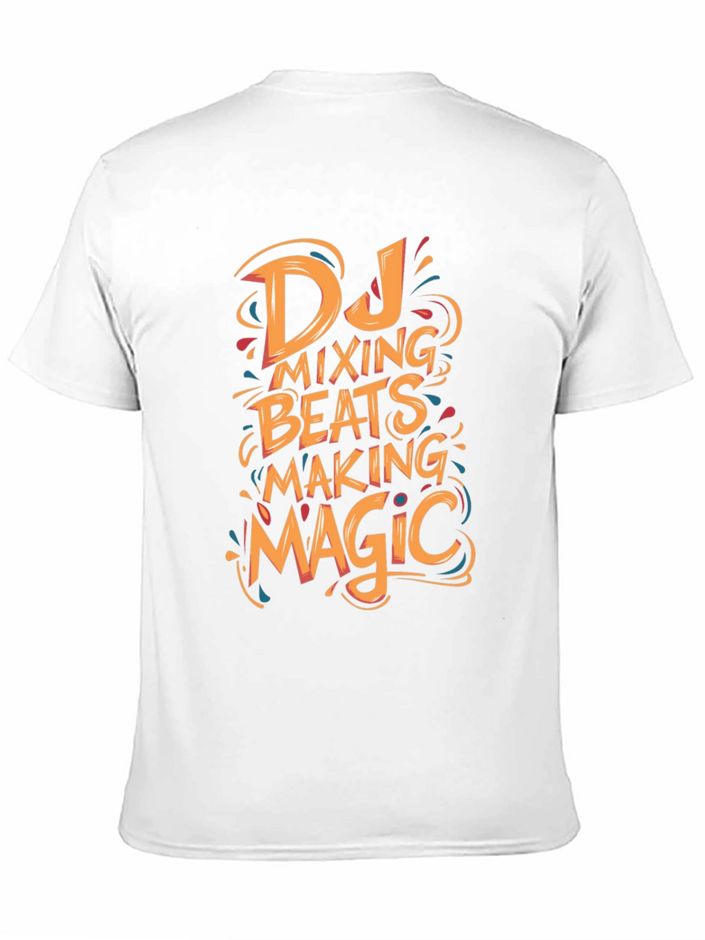 DJ Mixing Beats Making Magic Graphic T-Shirt