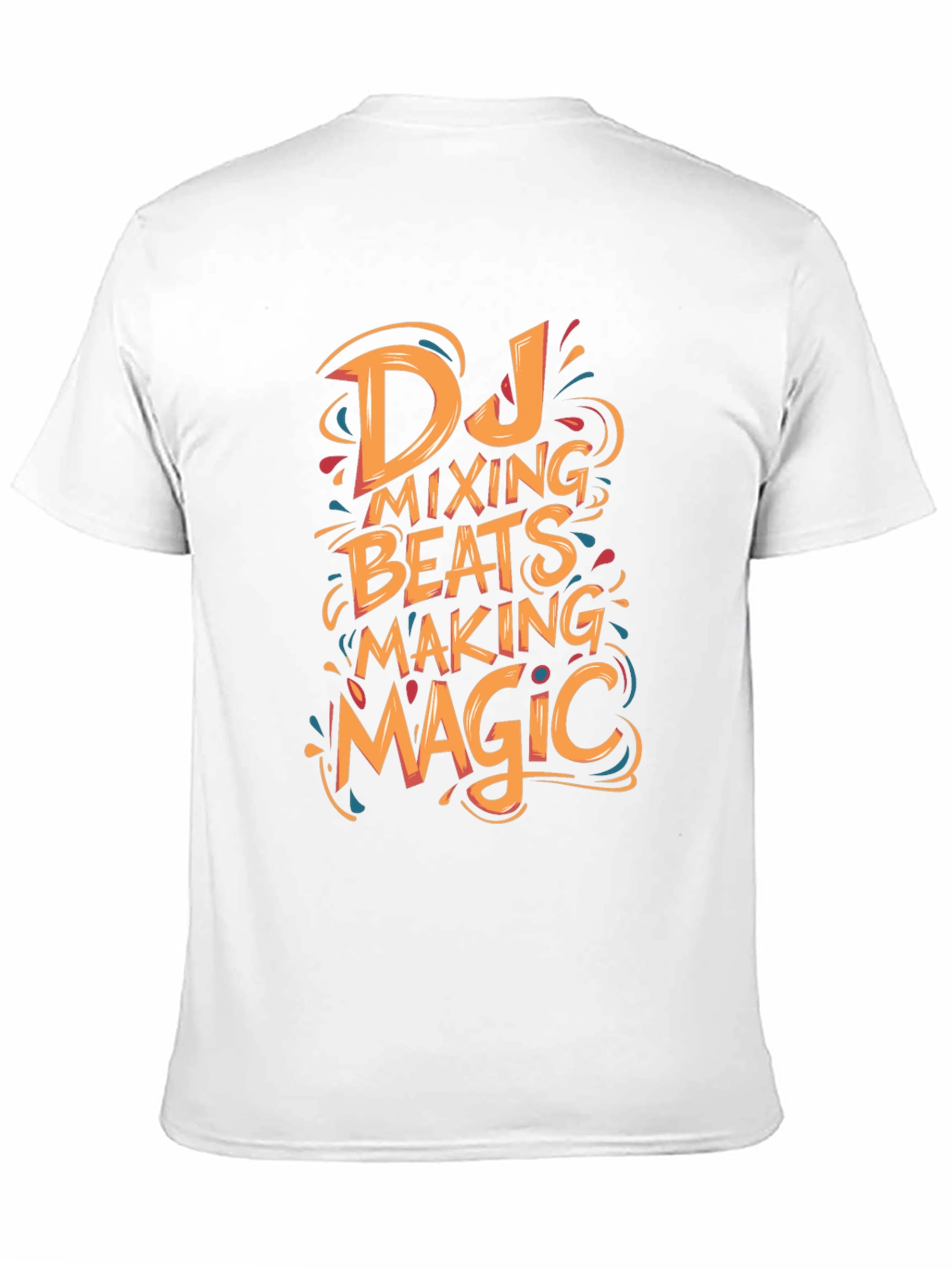 DJ Mixing Beats Making Magic Graphic T-Shirt