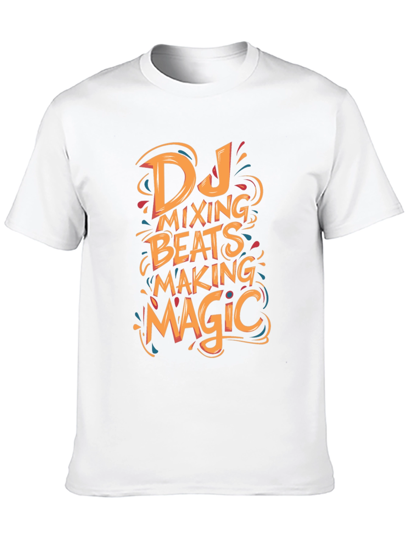 DJ Mixing Beats Making Magic Graphic T-Shirt