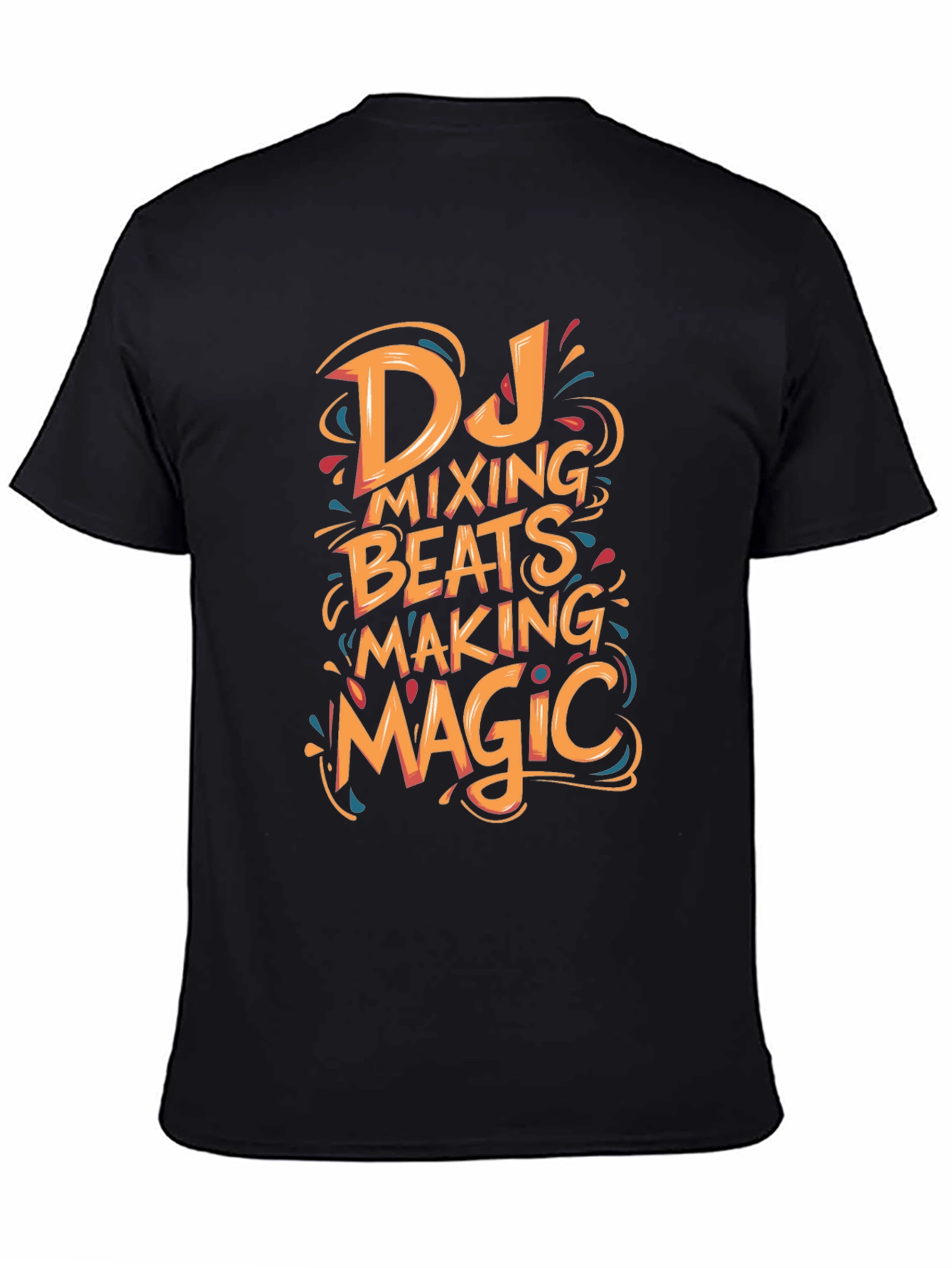 DJ Mixing Beats Making Magic Graphic T-Shirt