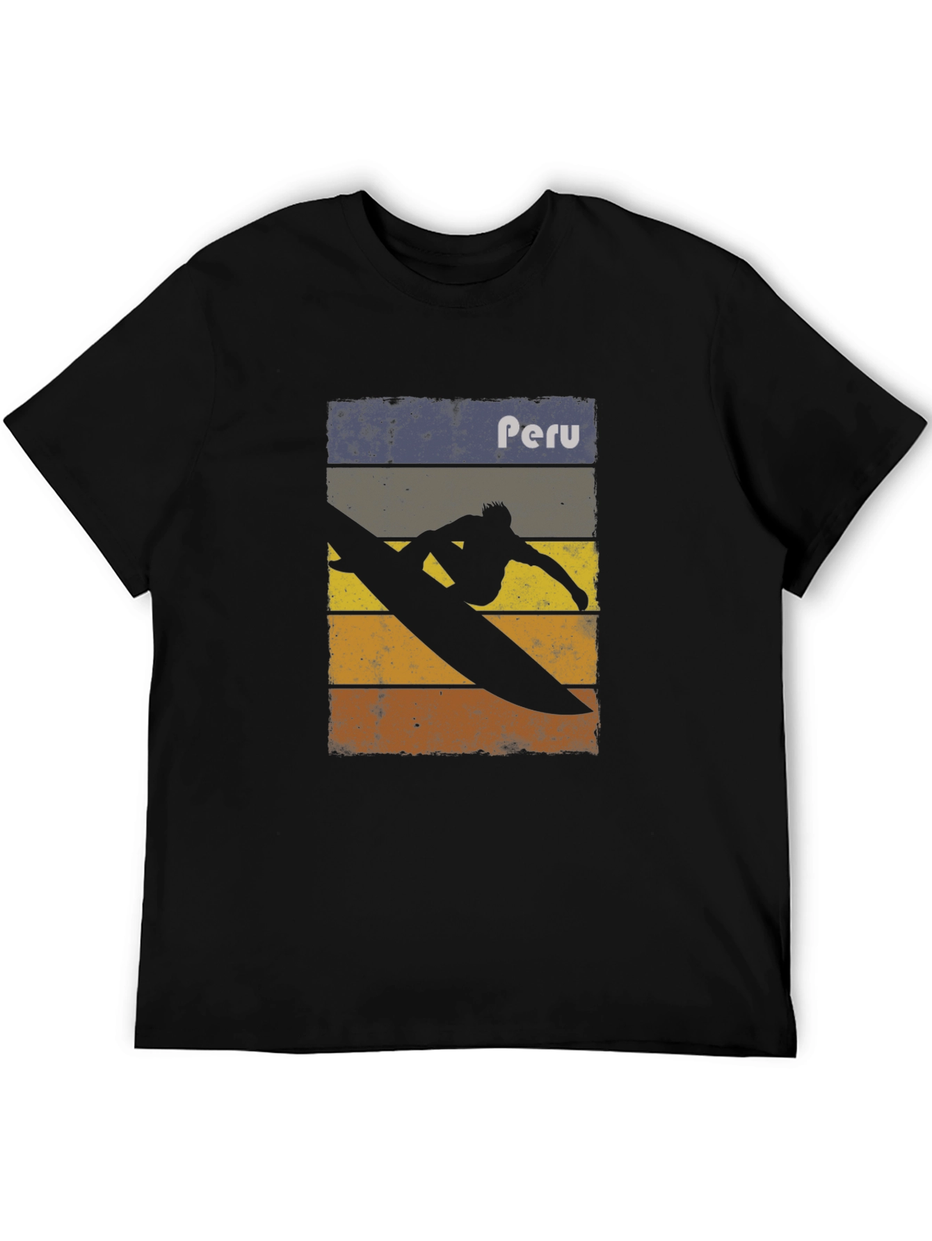 Vintage Peru Surfer Graphic Tee