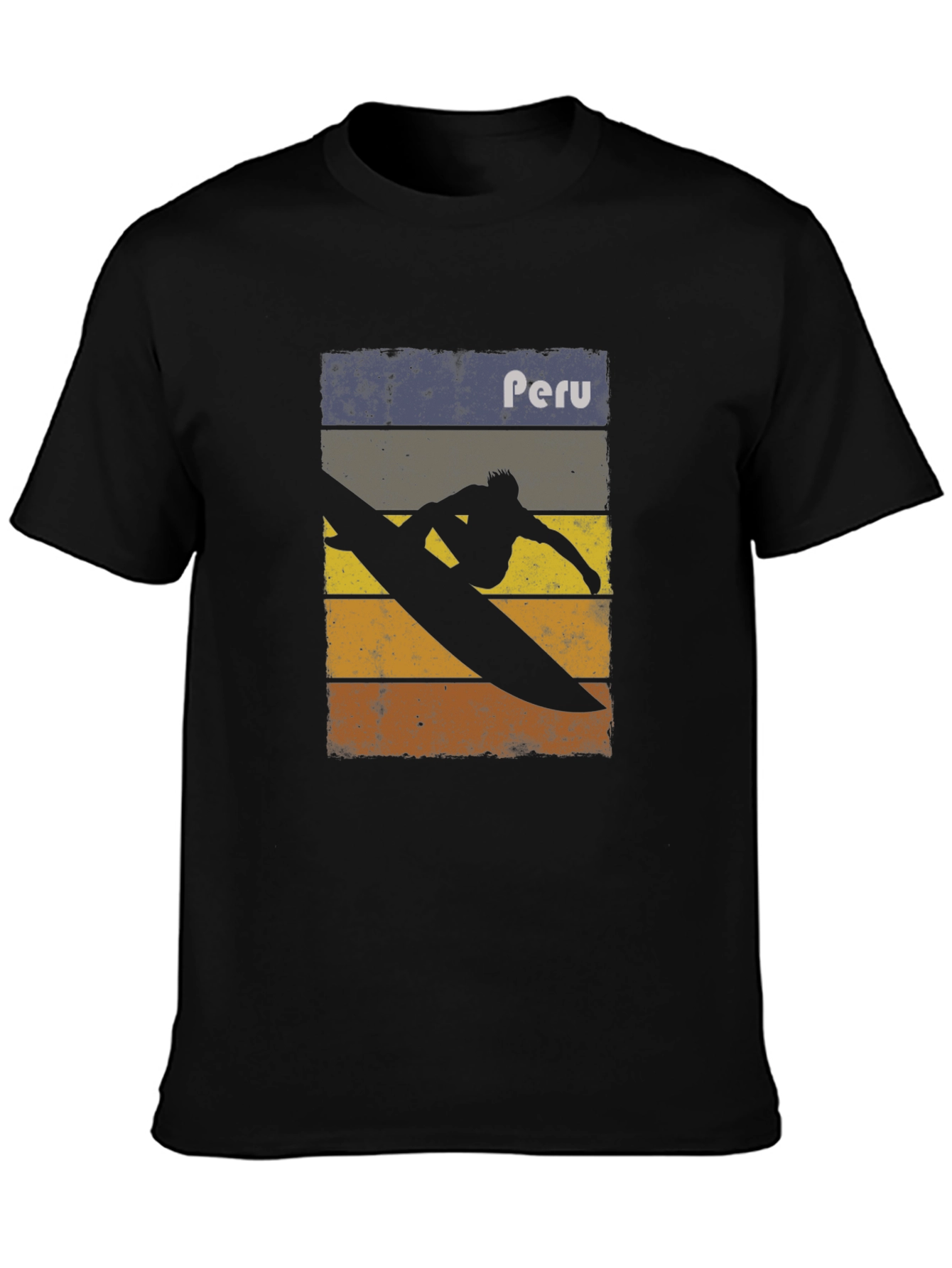 Vintage Peru Surfer Graphic Tee