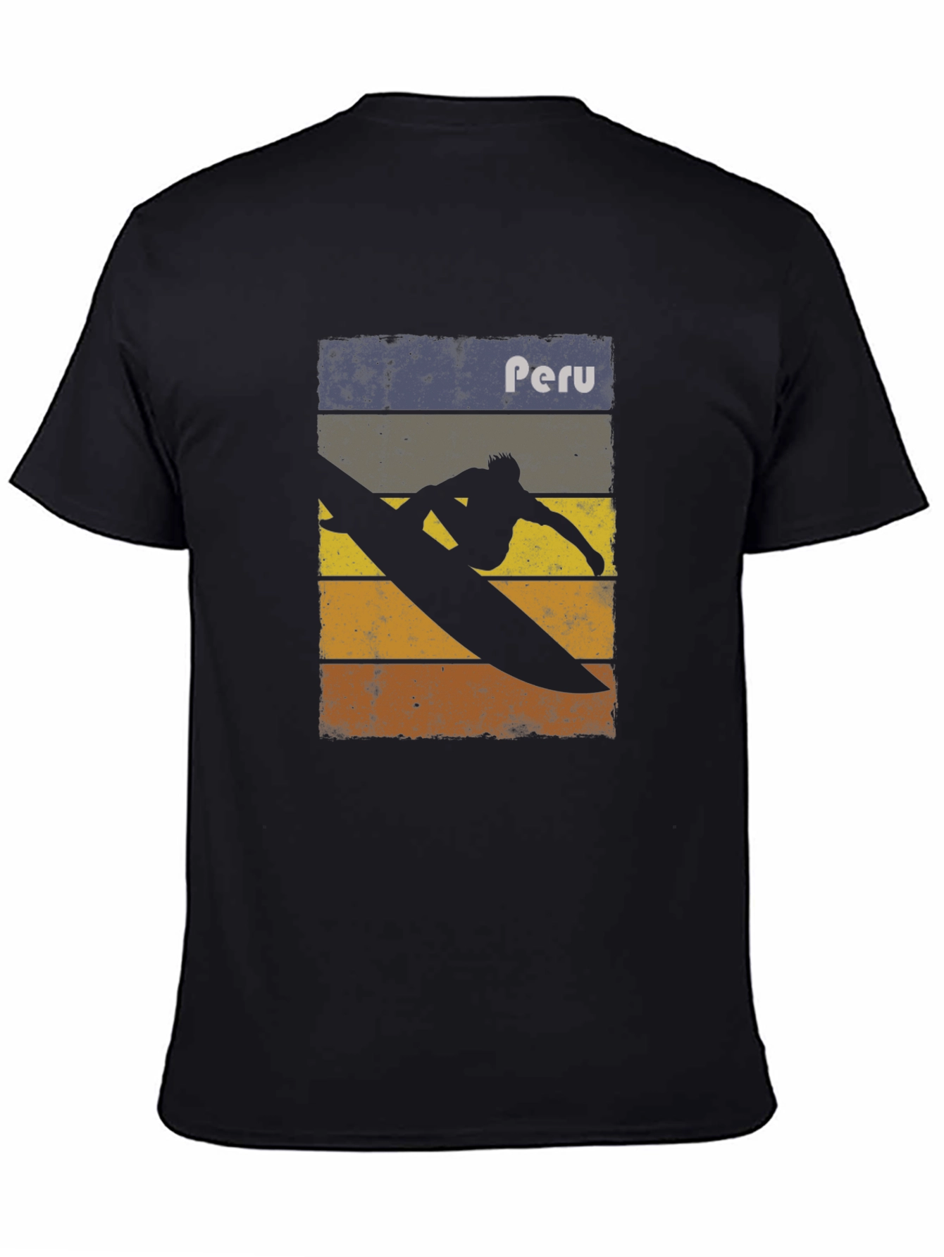Vintage Peru Surfer Graphic Tee