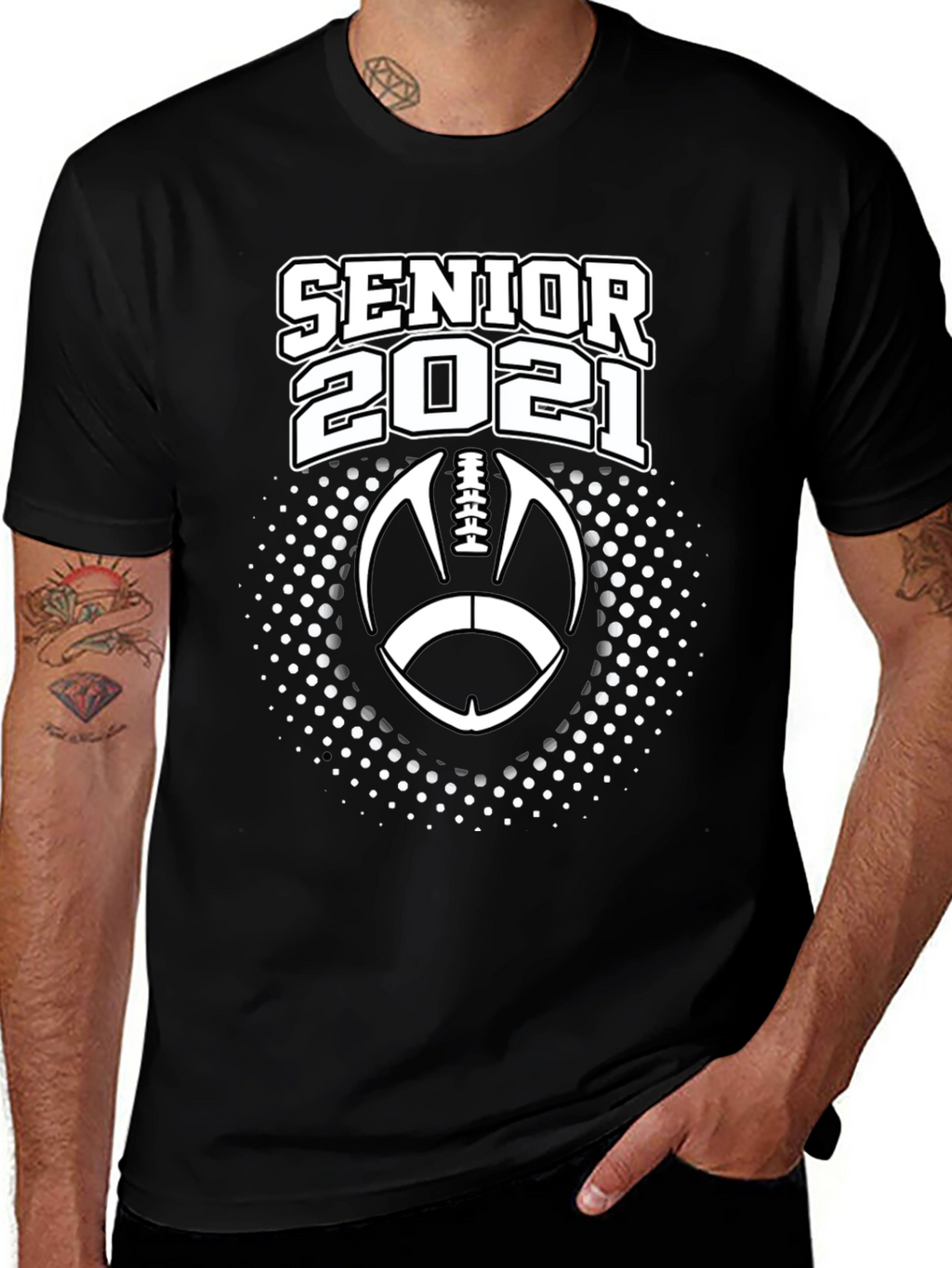 Senior 2021 Football T-Shirt