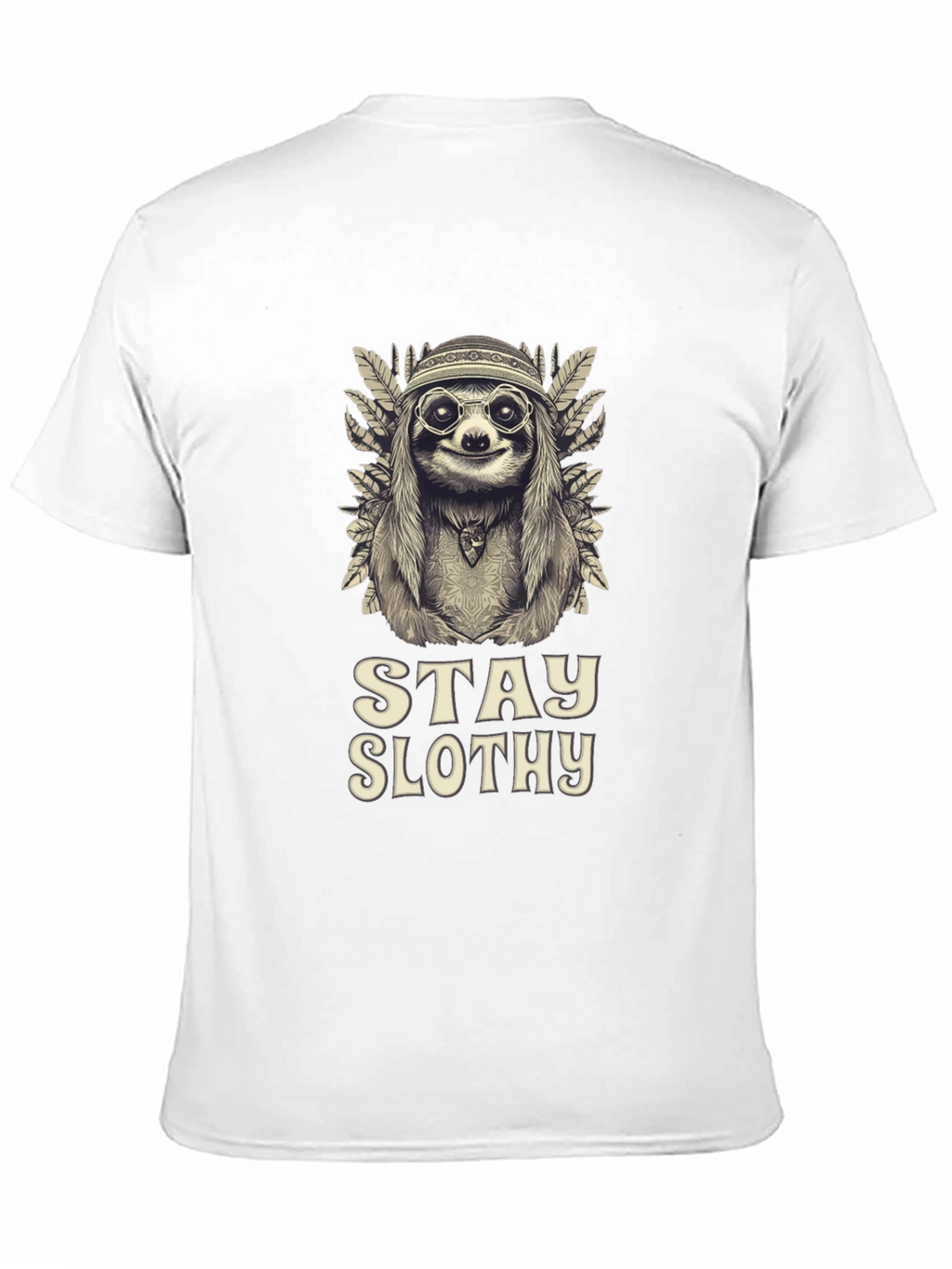 Stay Slothy Graphic Tee - Hippie Sloth