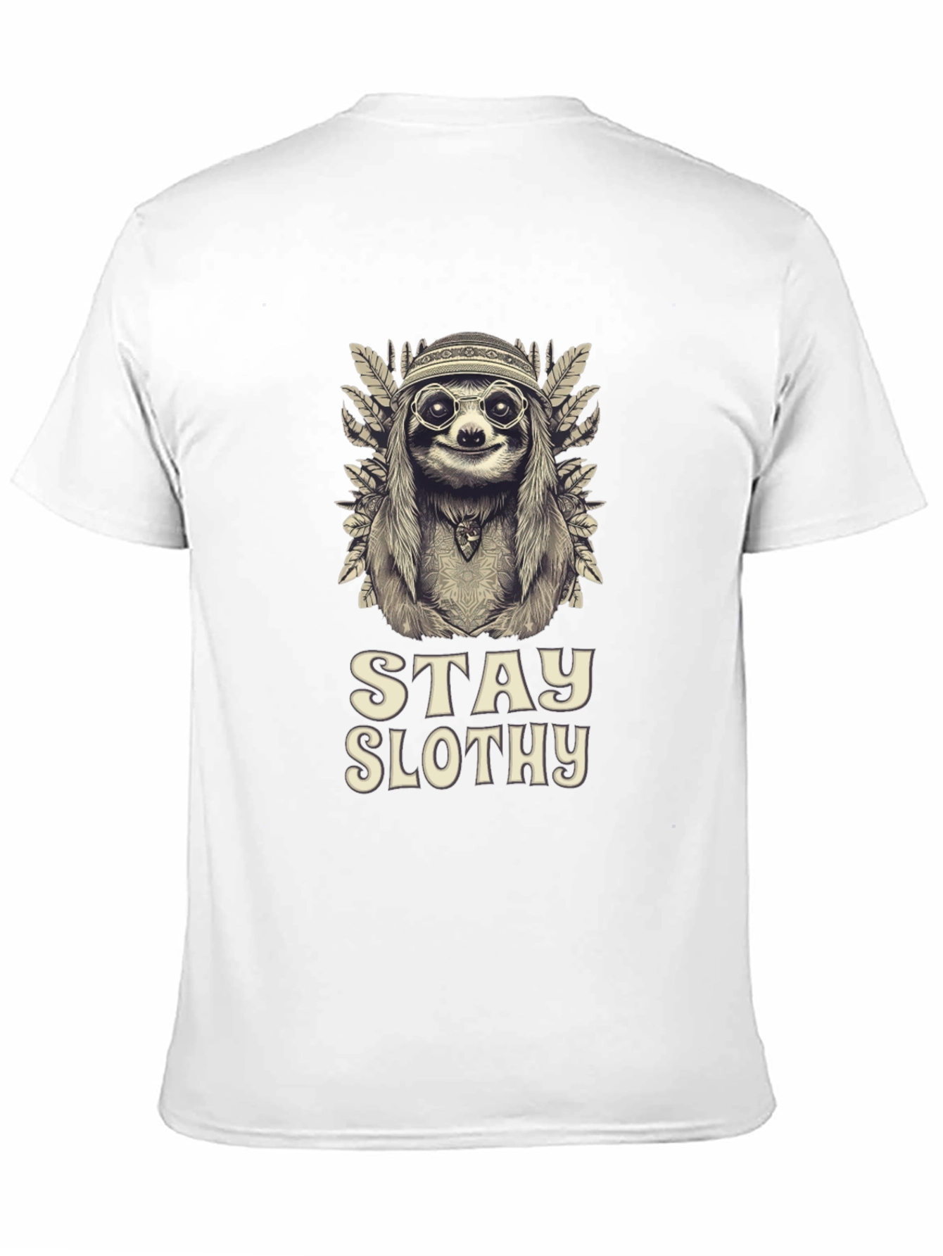 Stay Slothy Graphic Tee - Hippie Sloth