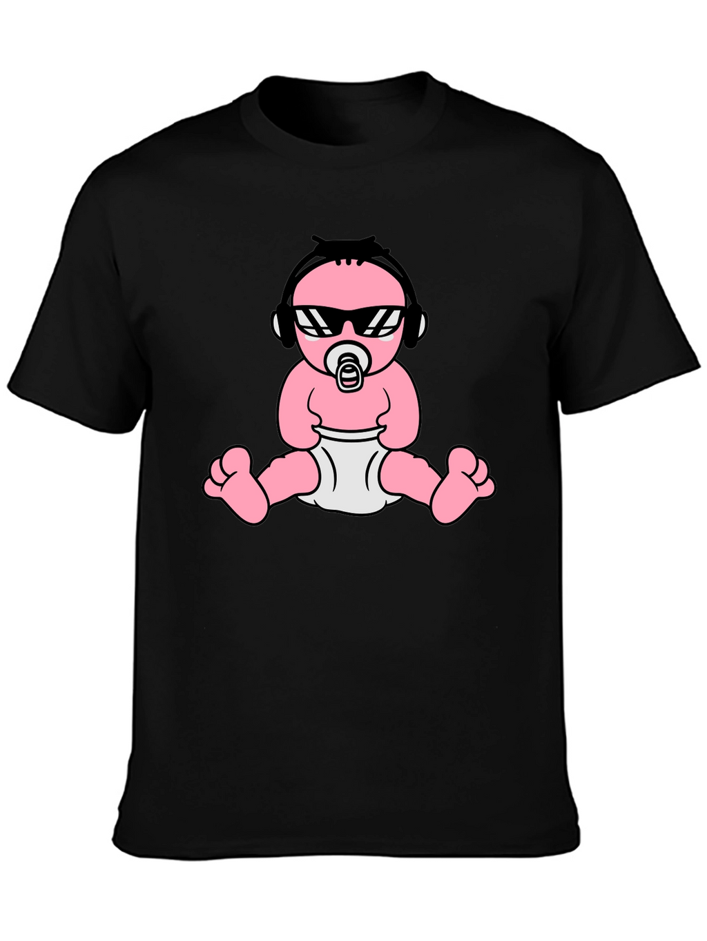 Cool Baby Graphic Tee - Black
