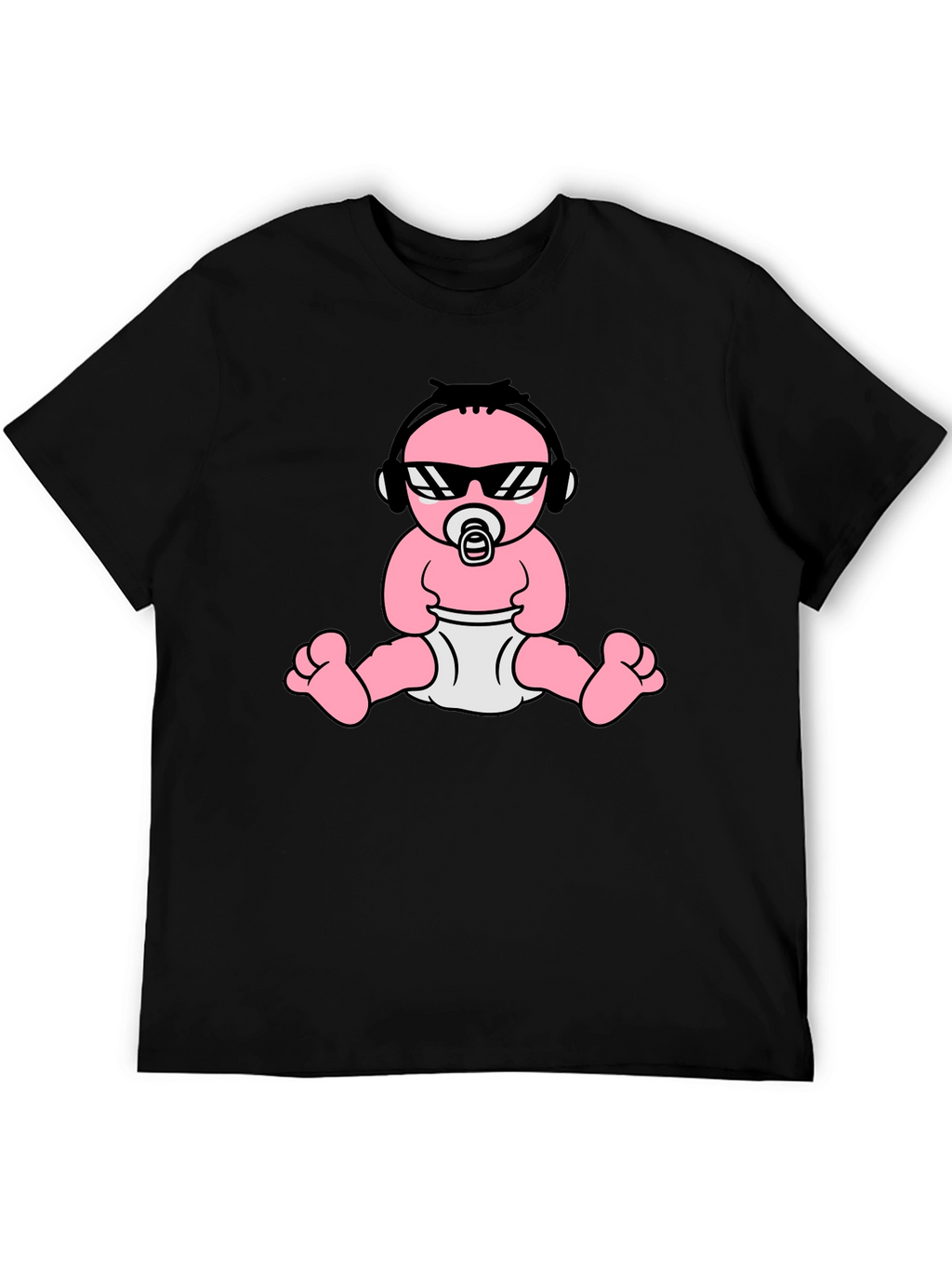 Cool Baby Graphic Tee - Black