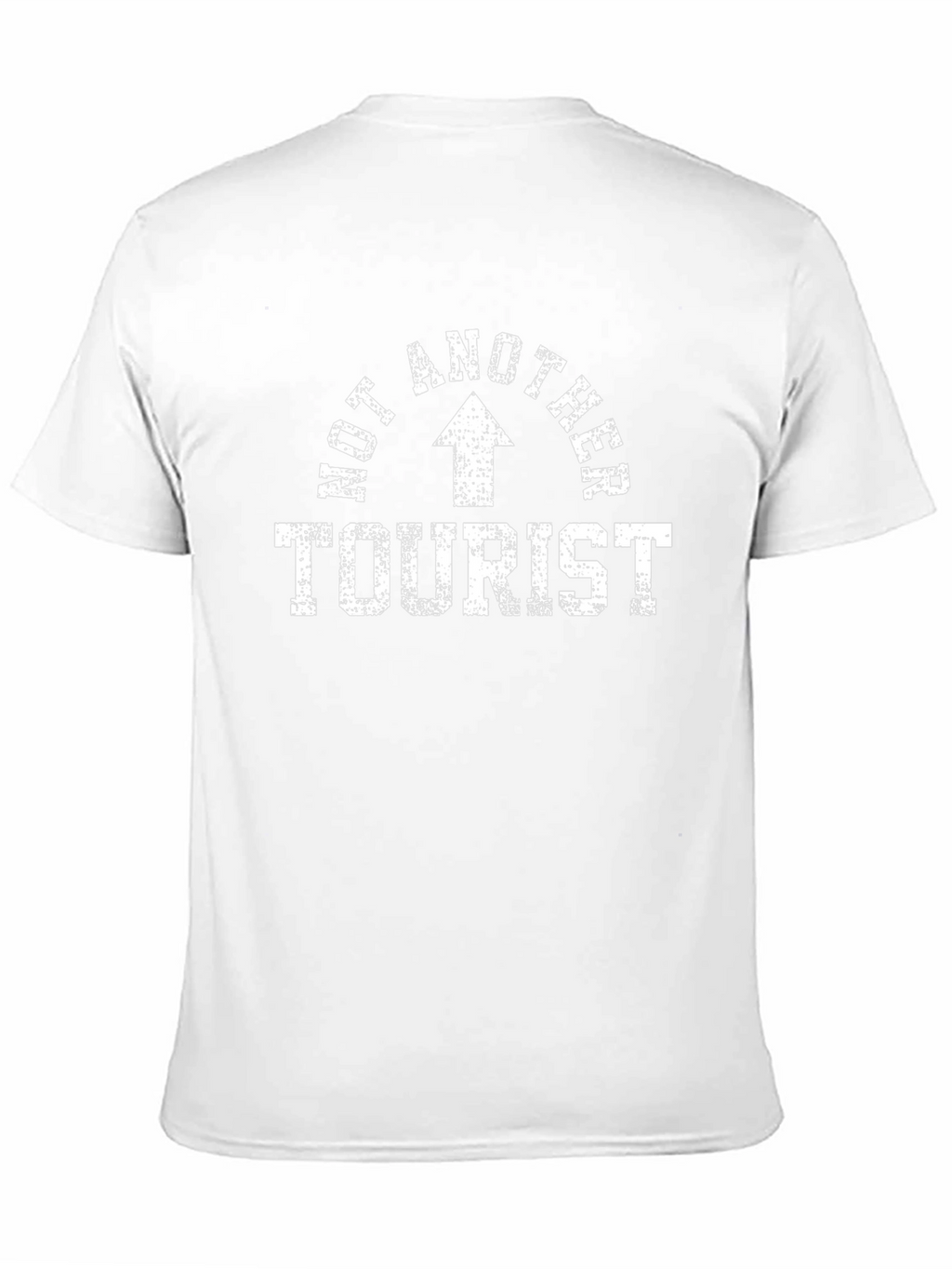 Not Another Tourist Black T-Shirt with Arrow Graphic
