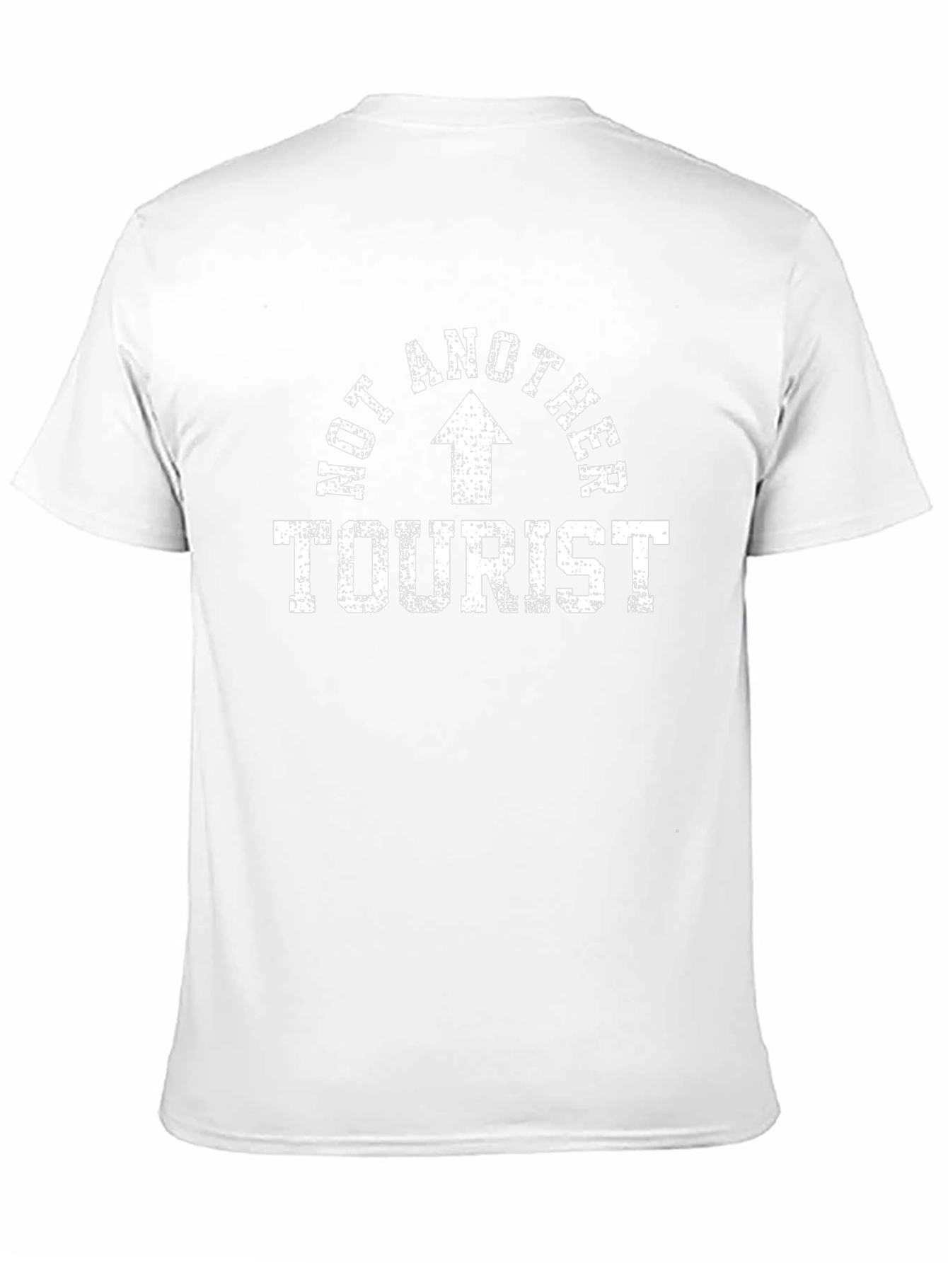 Not Another Tourist Black T-Shirt with Arrow Graphic