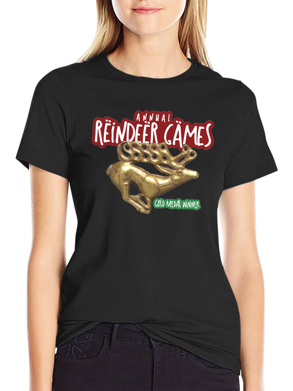 Annual Reindeer Games Gold Medal Winner T-Shirt