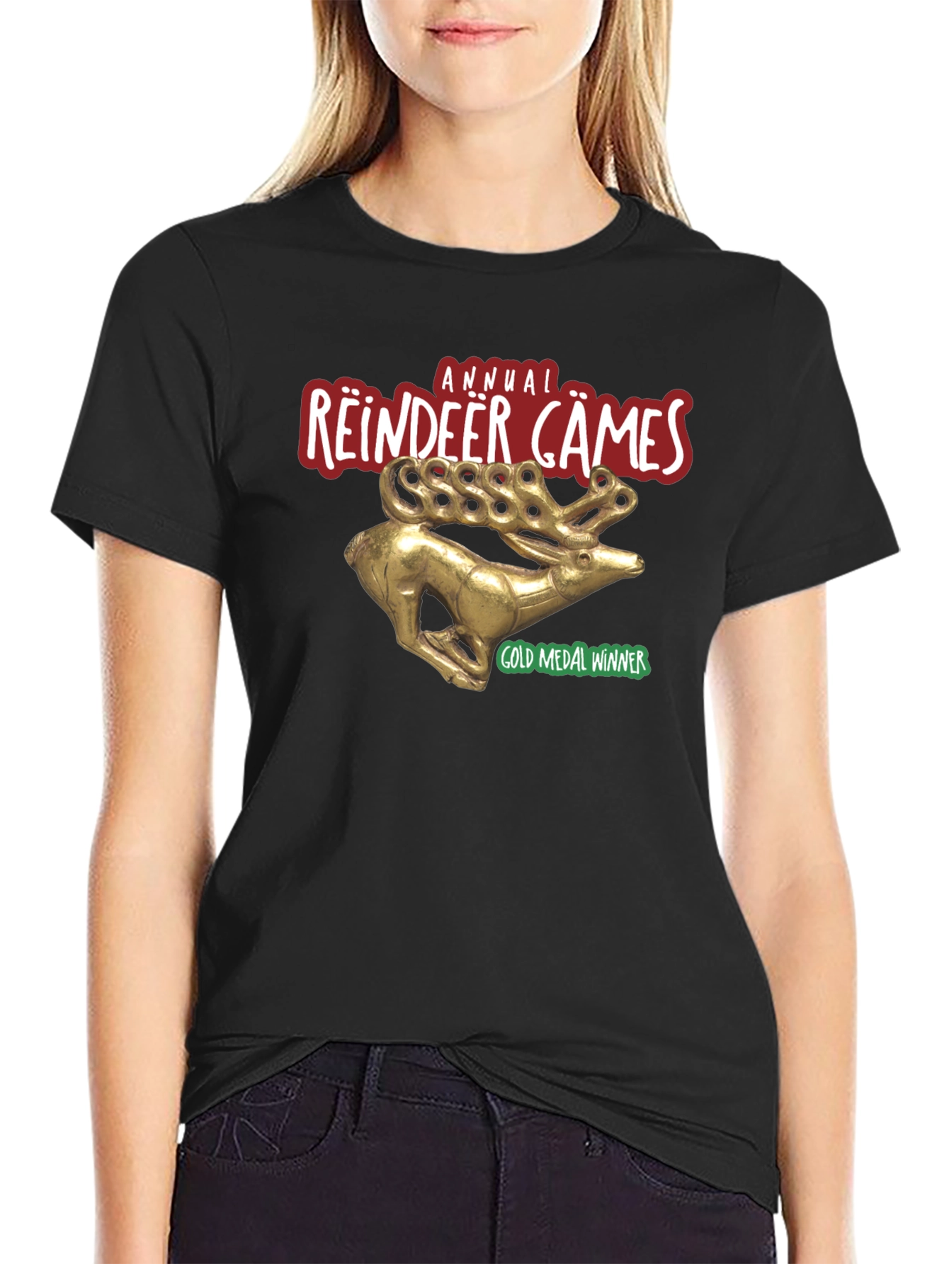 Annual Reindeer Games Gold Medal Winner T-Shirt