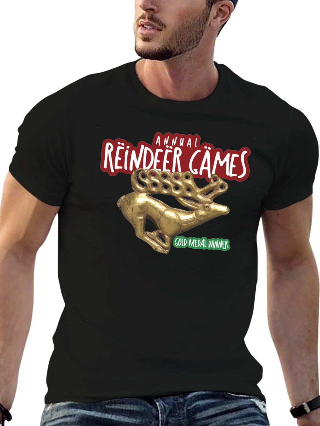 Annual Reindeer Games Gold Medal Winner T-Shirt