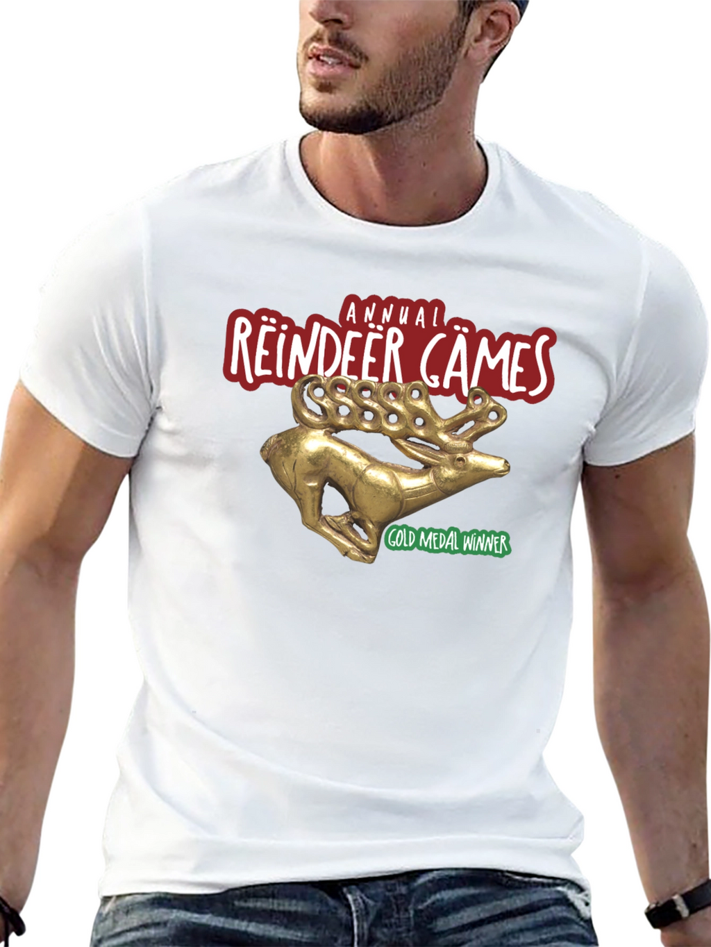 Annual Reindeer Games Gold Medal Winner T-Shirt