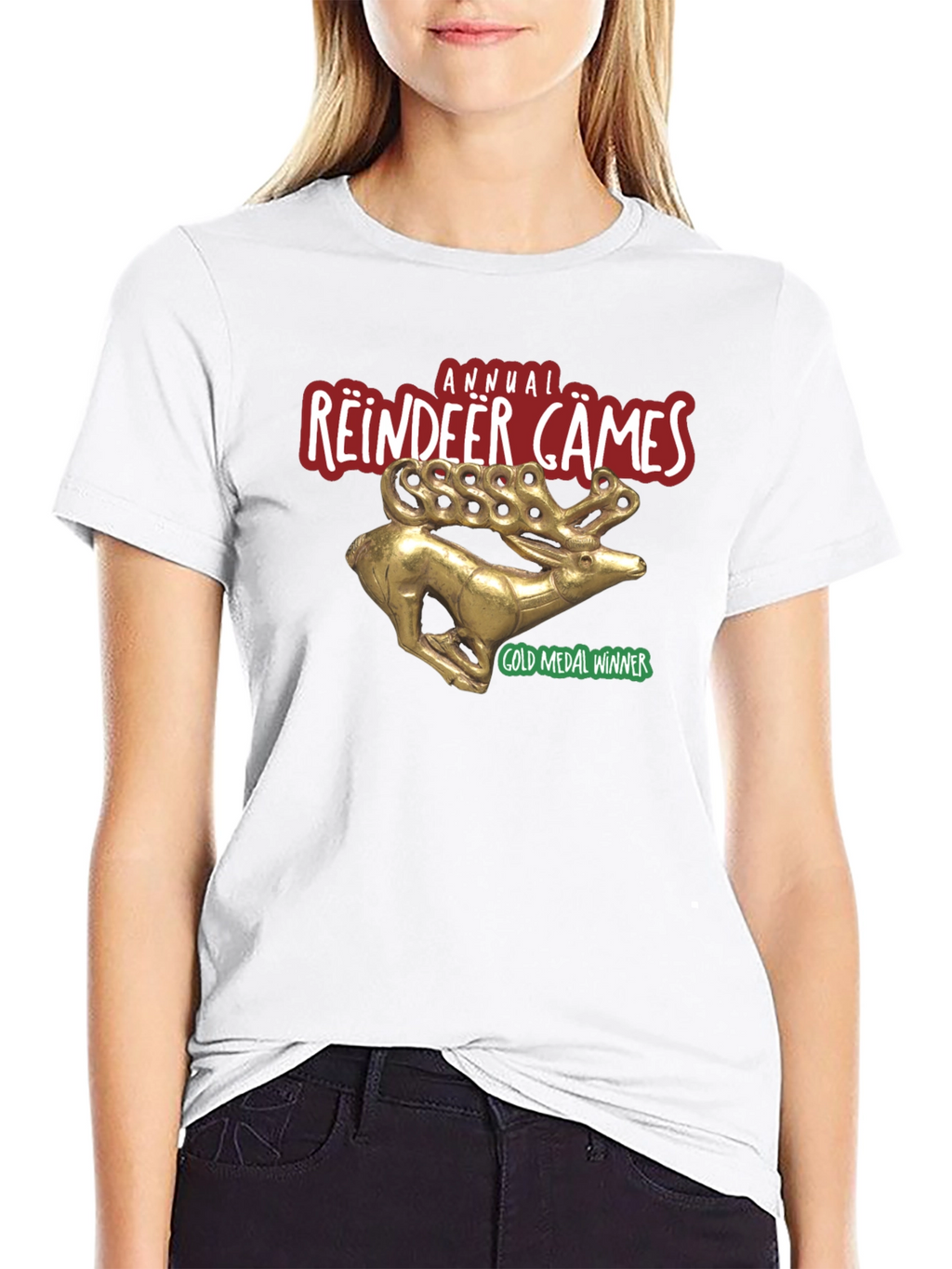 Annual Reindeer Games Gold Medal Winner T-Shirt