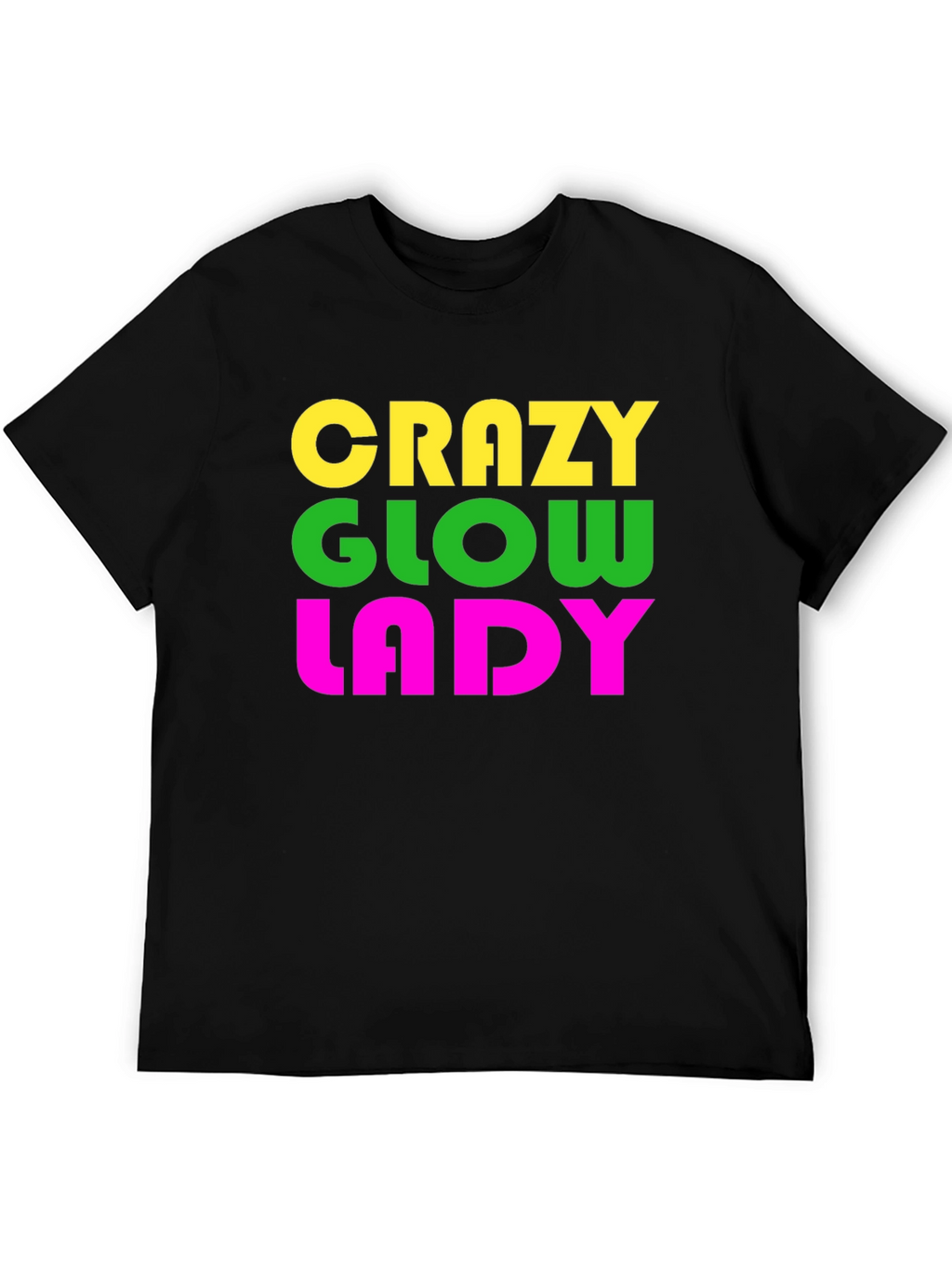 Crazy Glow Lady Graphic Tee