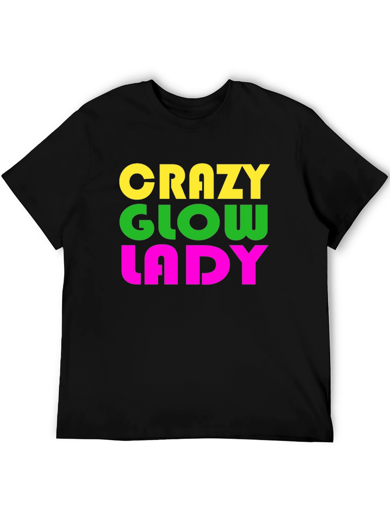 Crazy Glow Lady Graphic Tee
