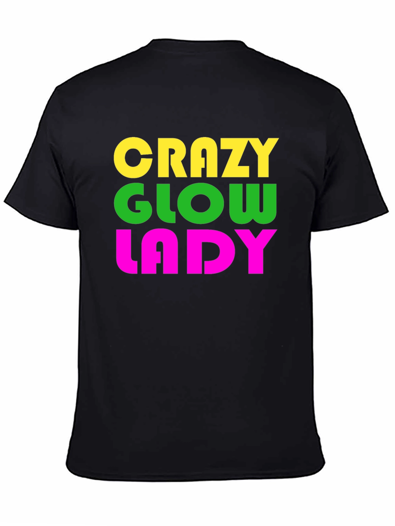 Crazy Glow Lady Graphic Tee
