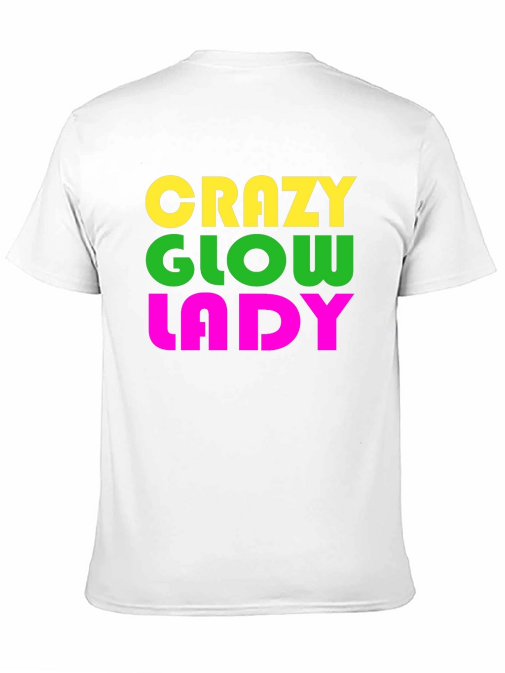 Crazy Glow Lady Graphic Tee