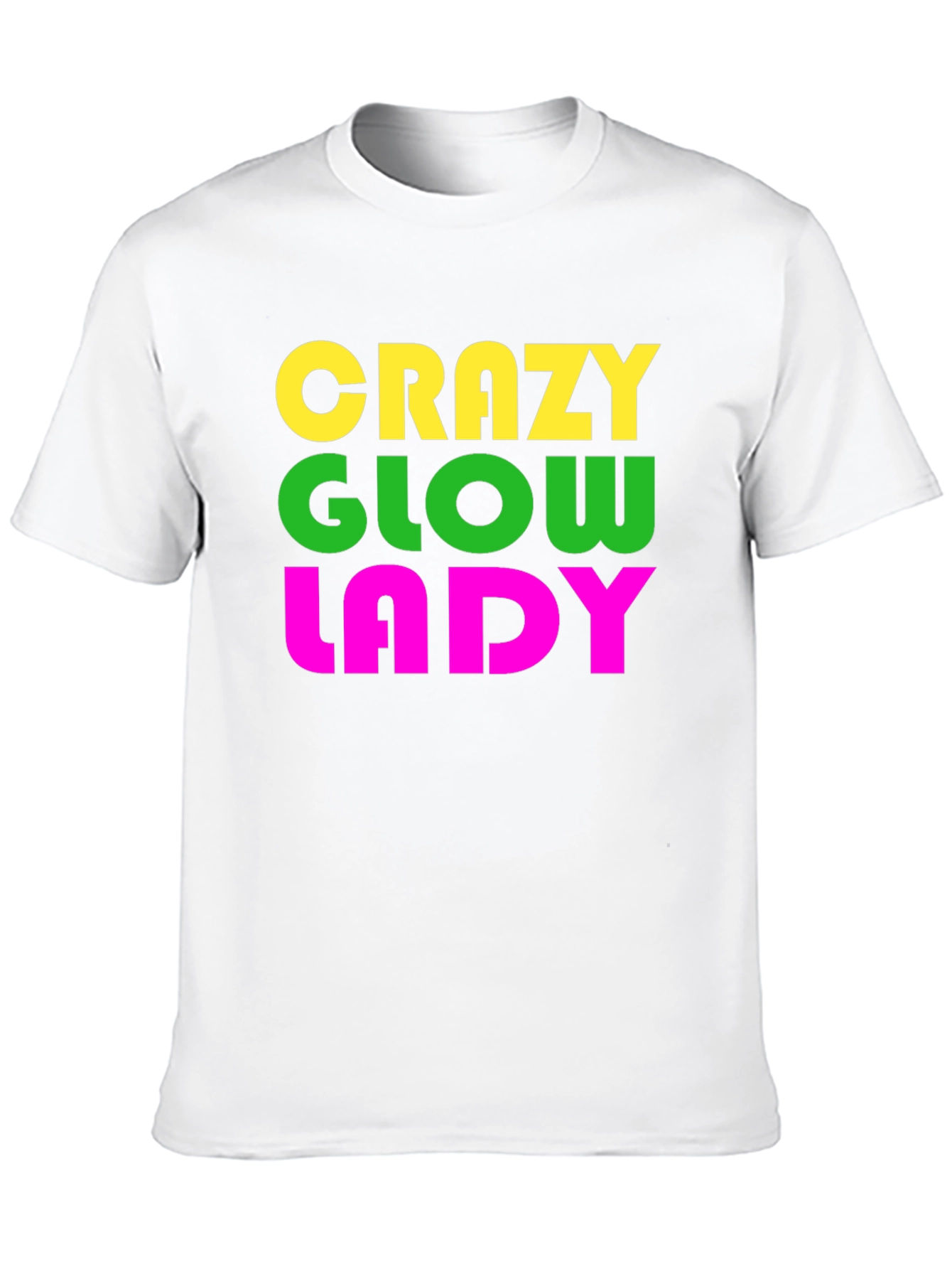 Crazy Glow Lady Graphic Tee