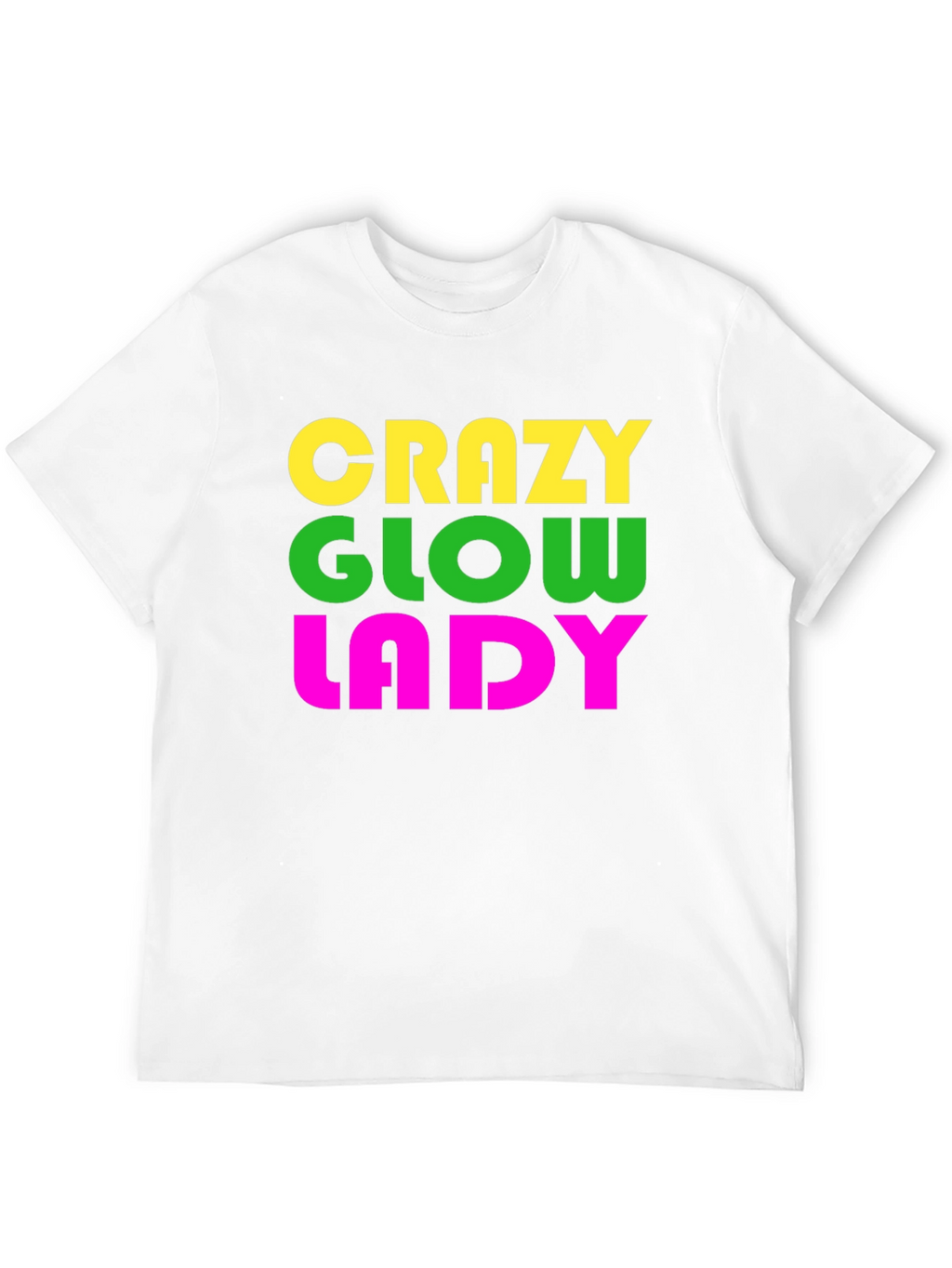 Crazy Glow Lady Graphic Tee