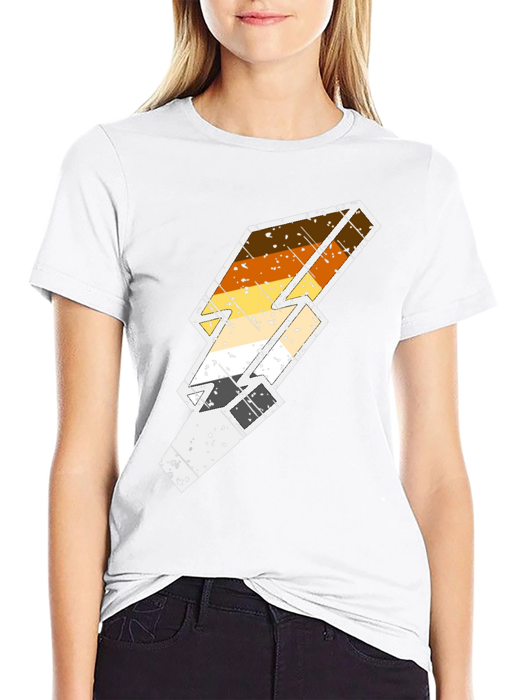 Bear Pride Lightning Bolt T-Shirt - Black