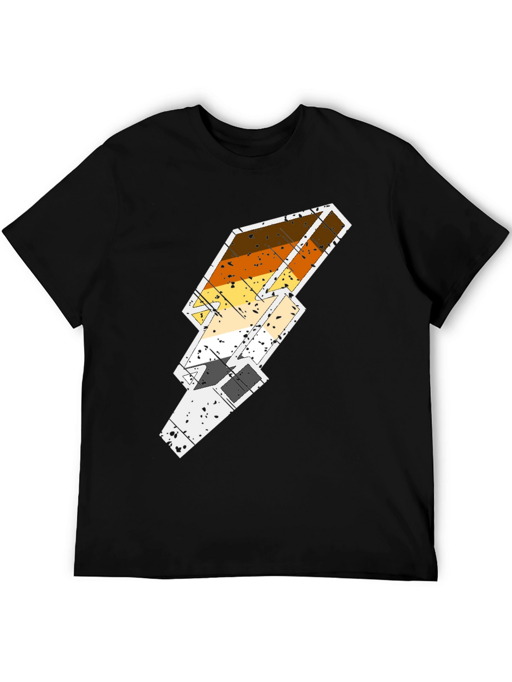 Bear Pride Lightning Bolt T-Shirt - Black