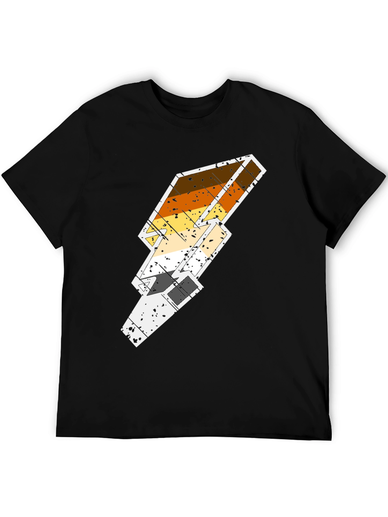 Bear Pride Lightning Bolt T-Shirt - Black