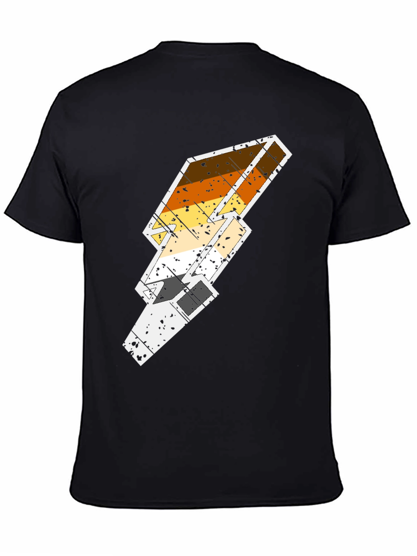 Bear Pride Lightning Bolt T-Shirt - Black