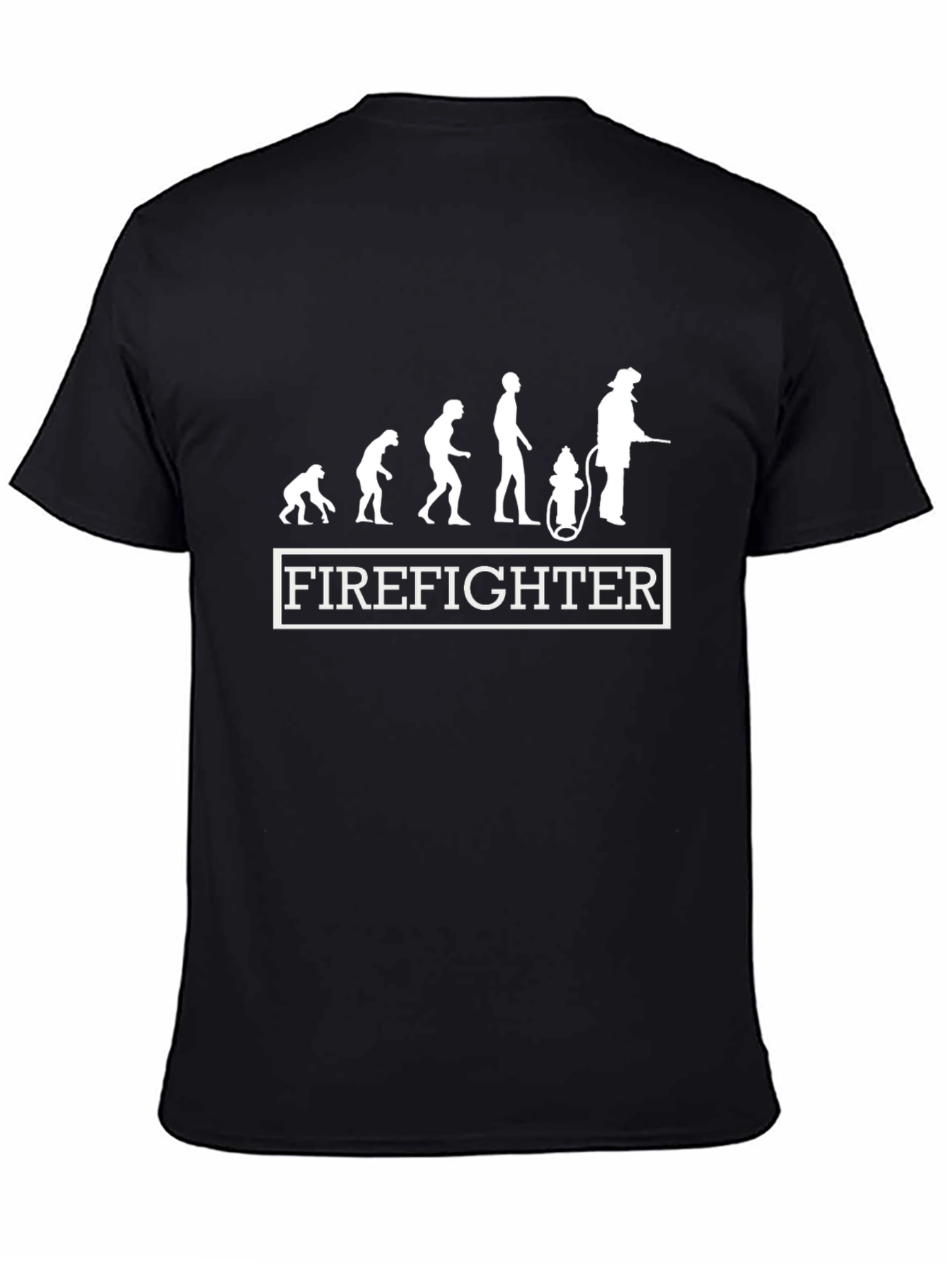 Firefighter Evolution Black T-Shirt