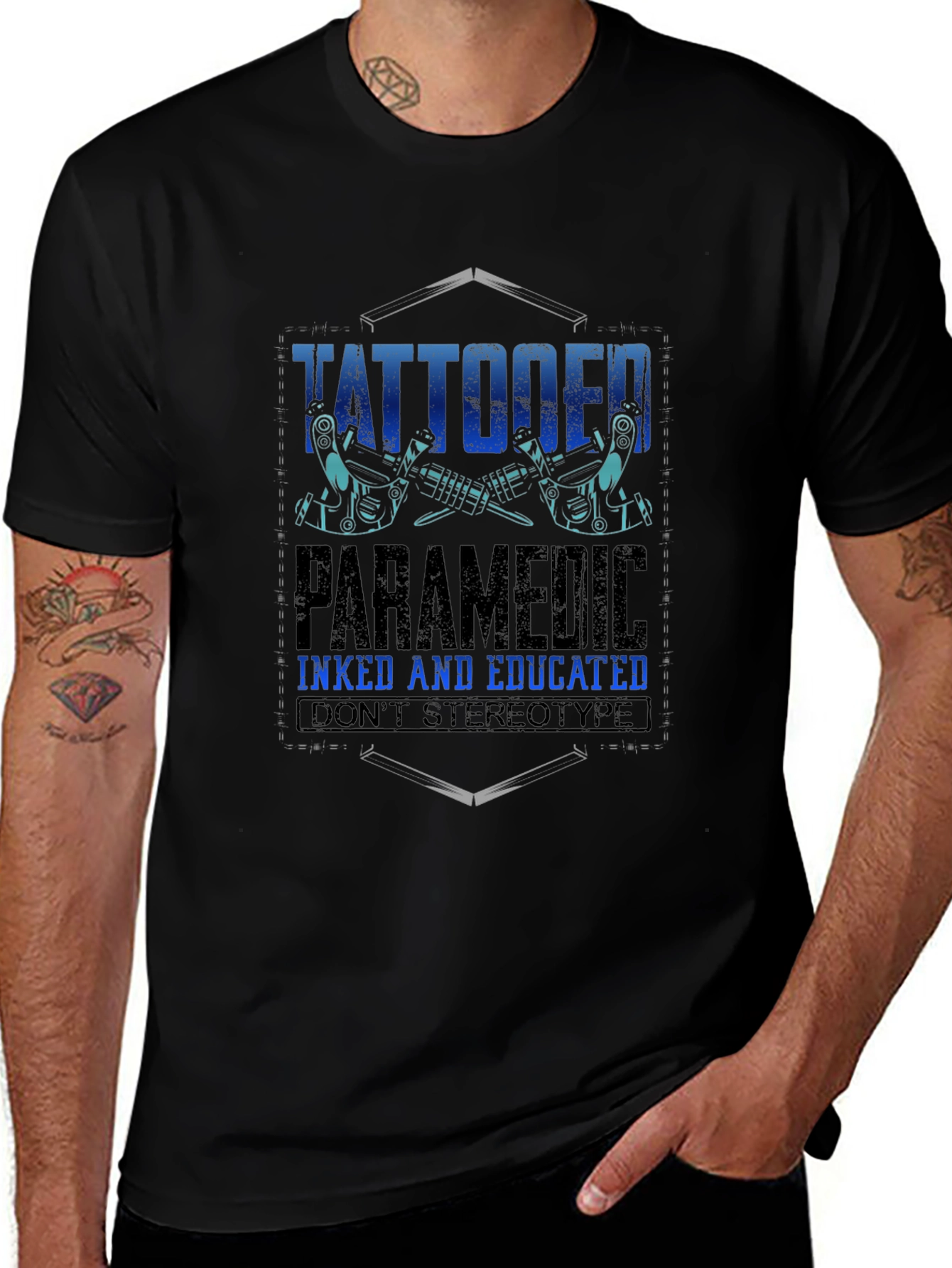 Tattooed Paramedic Graphic T-Shirt