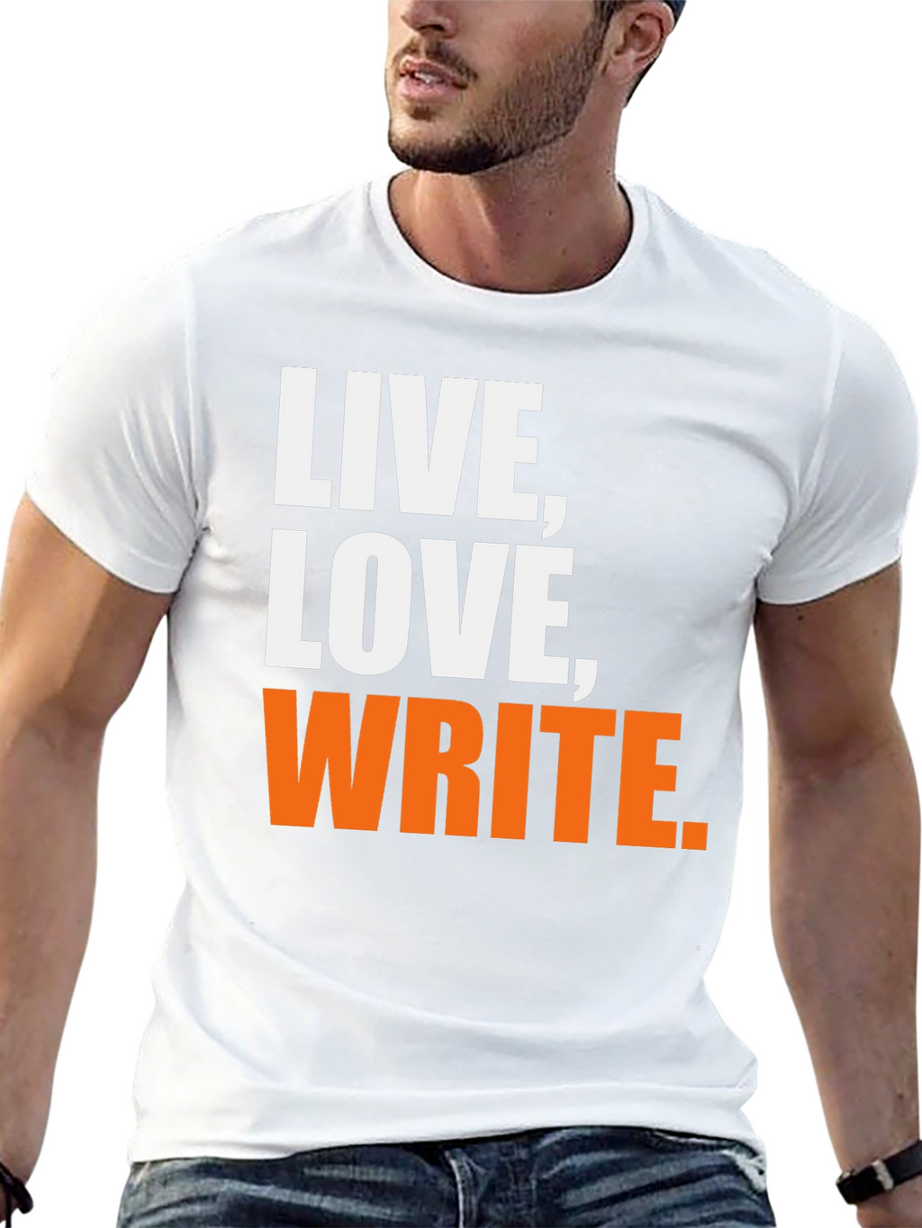 Live Love Write Graphic T-Shirt
