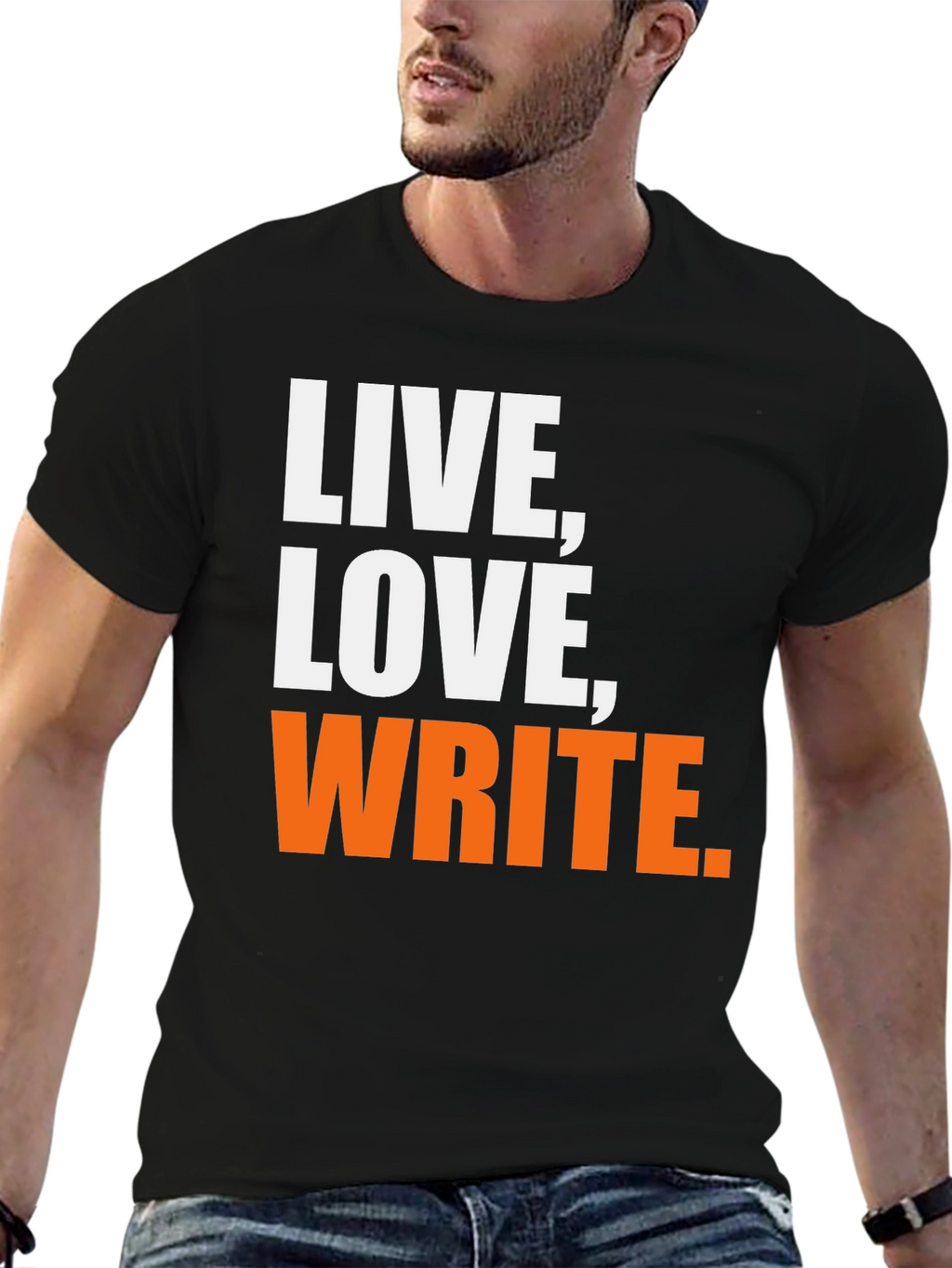 Live Love Write Graphic T-Shirt