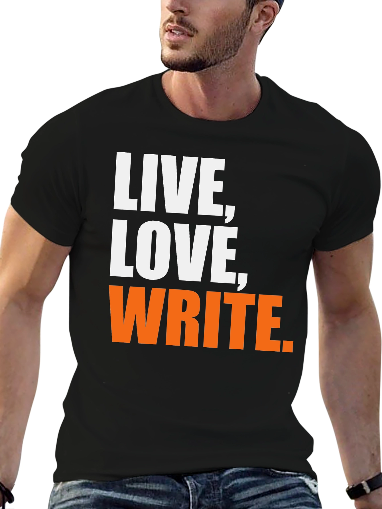 Live Love Write Graphic T-Shirt