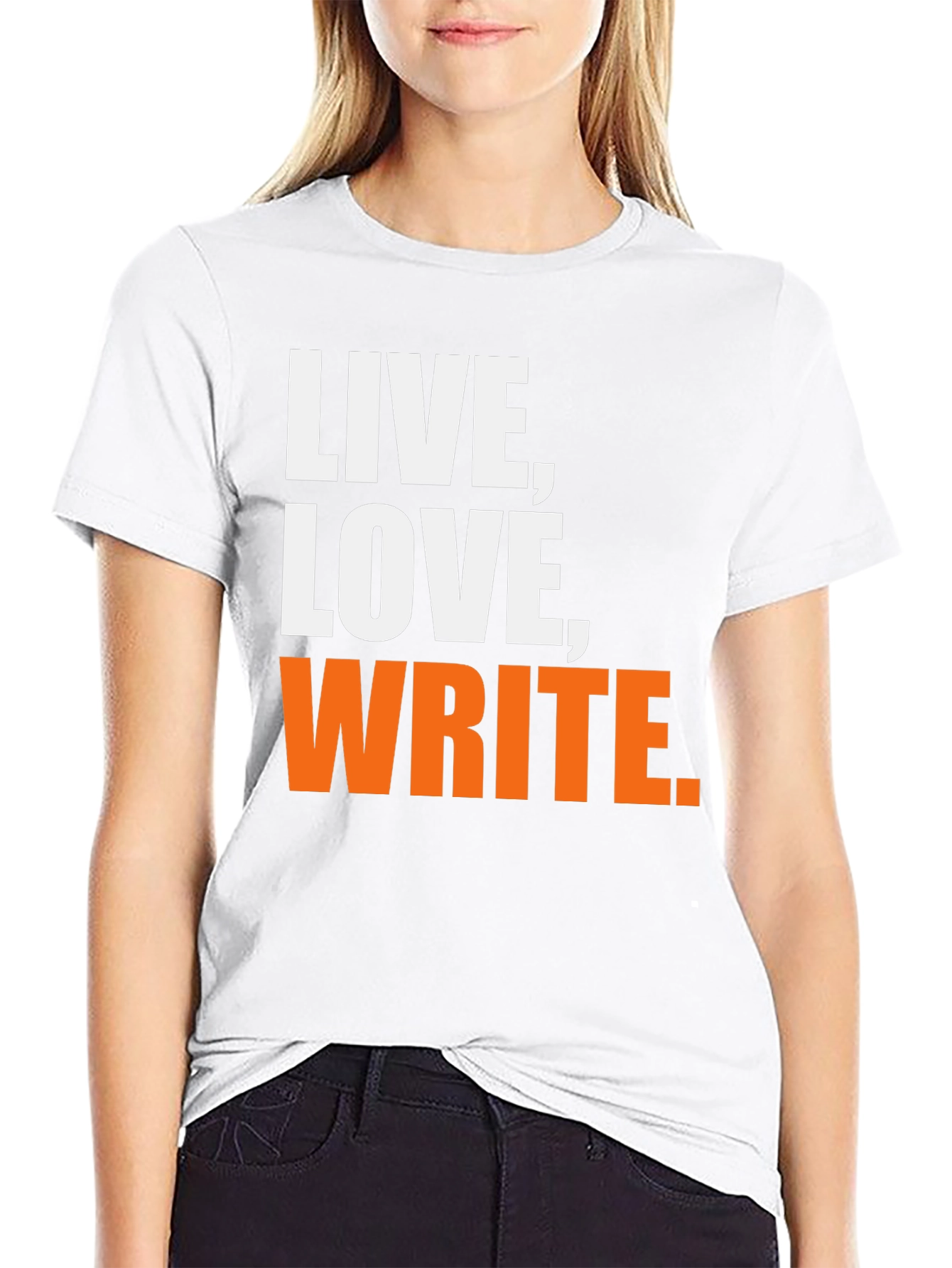 Live Love Write Graphic T-Shirt