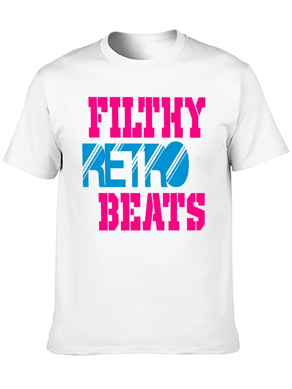 Filthy Retro Beats T-Shirt - Black Graphic Tee