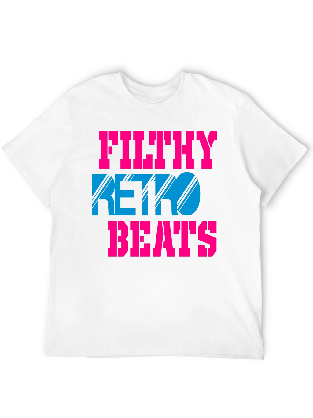 Filthy Retro Beats T-Shirt - Black Graphic Tee