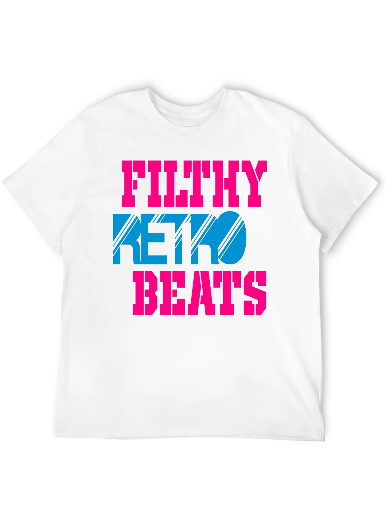 Filthy Retro Beats T-Shirt - Black Graphic Tee