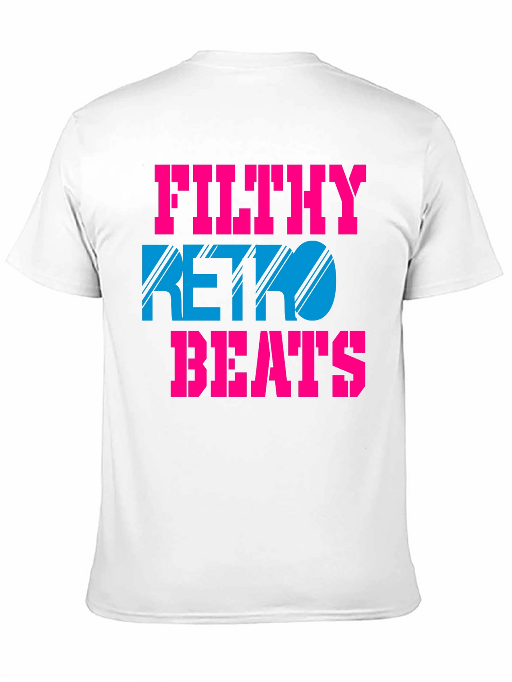 Filthy Retro Beats T-Shirt - Black Graphic Tee