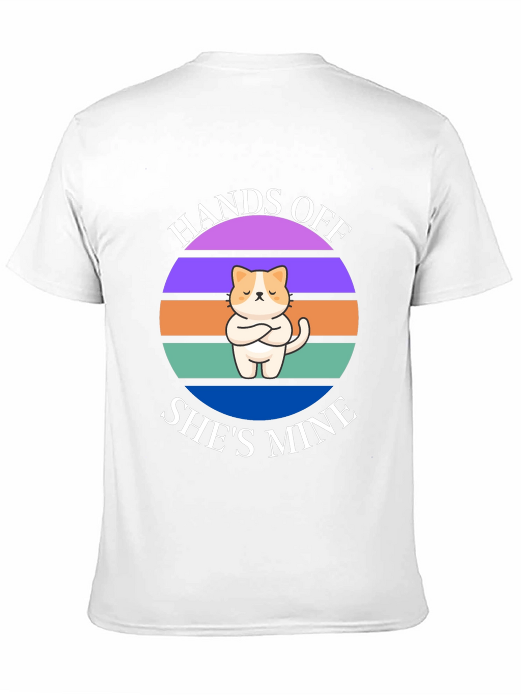 Hands Off Shes Mine T-Shirt: Cat Lover Apparel