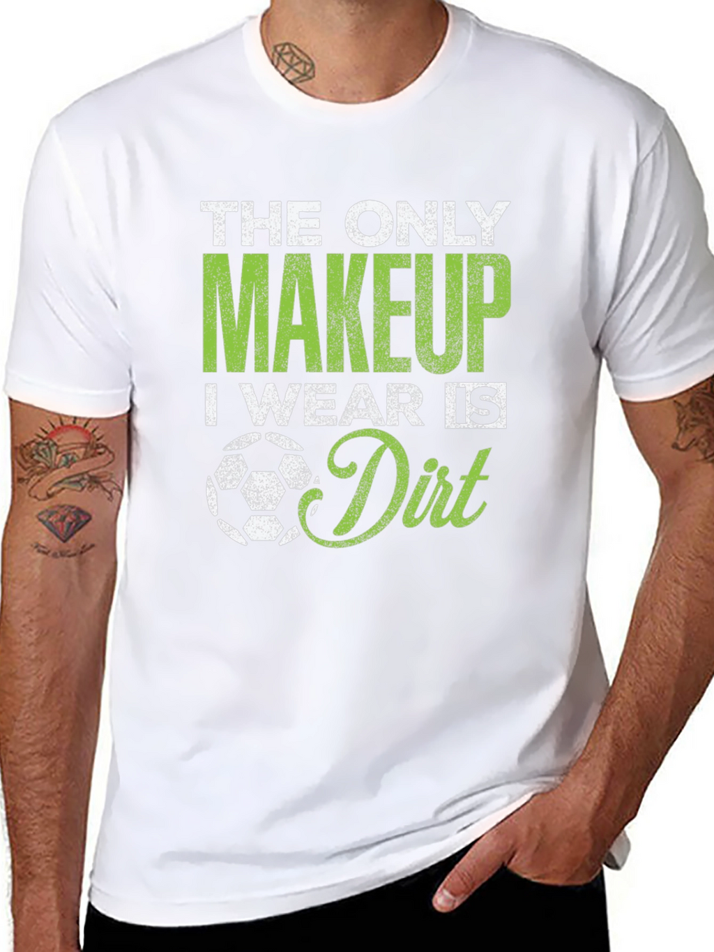 Soccer Makeup Dirt T-Shirt