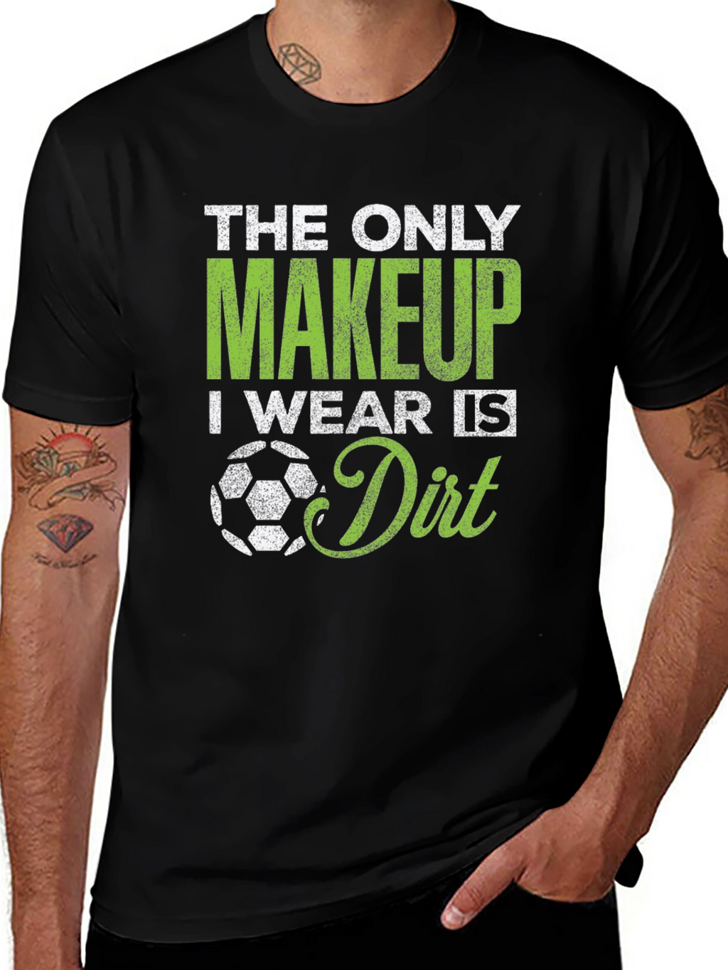 Soccer Makeup Dirt T-Shirt