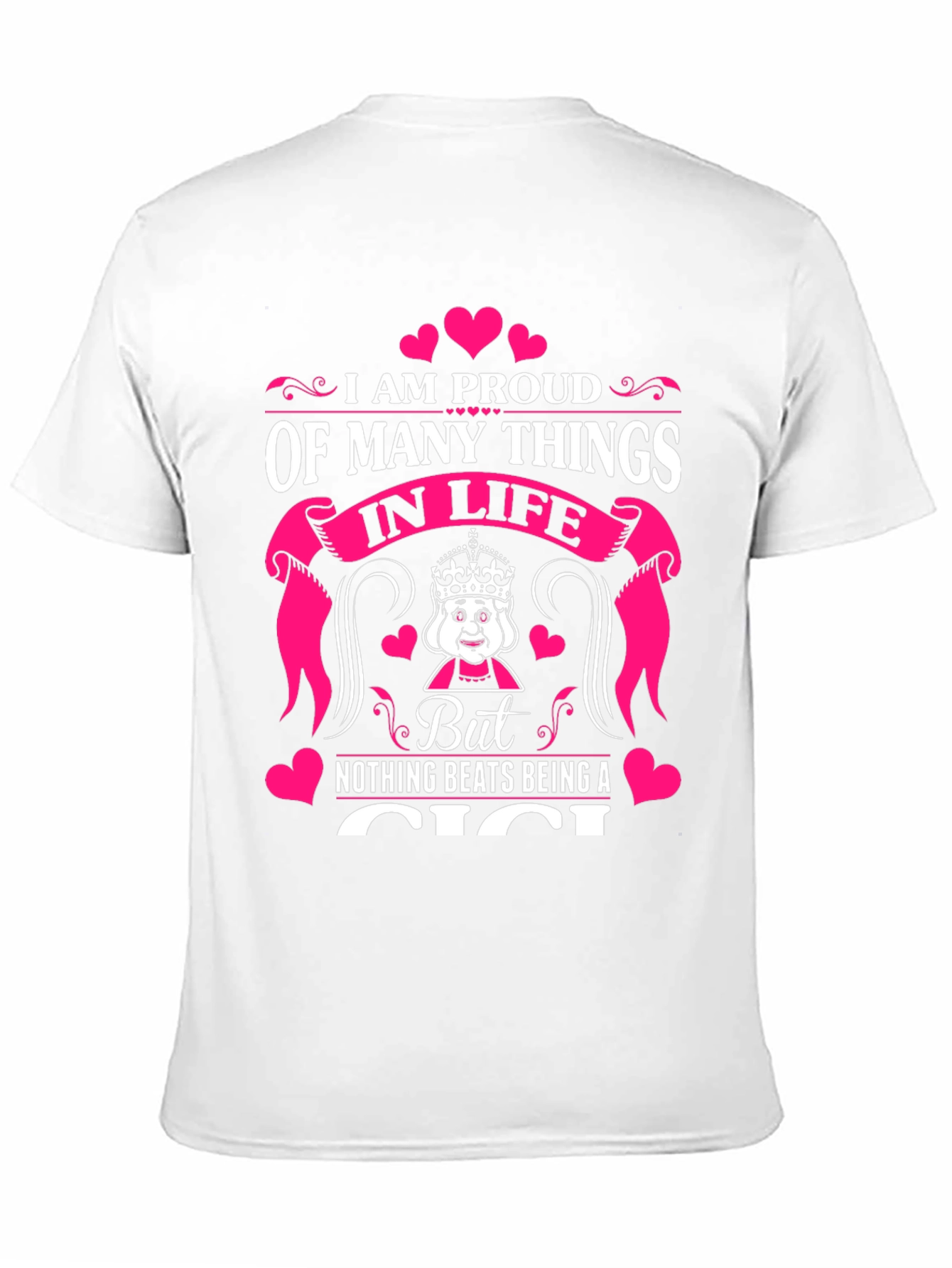 Proud Gigi Graphic T-Shirt - Black Cotton Blend