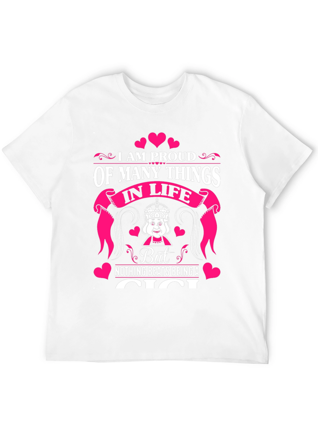 Proud Gigi Graphic T-Shirt - Black Cotton Blend